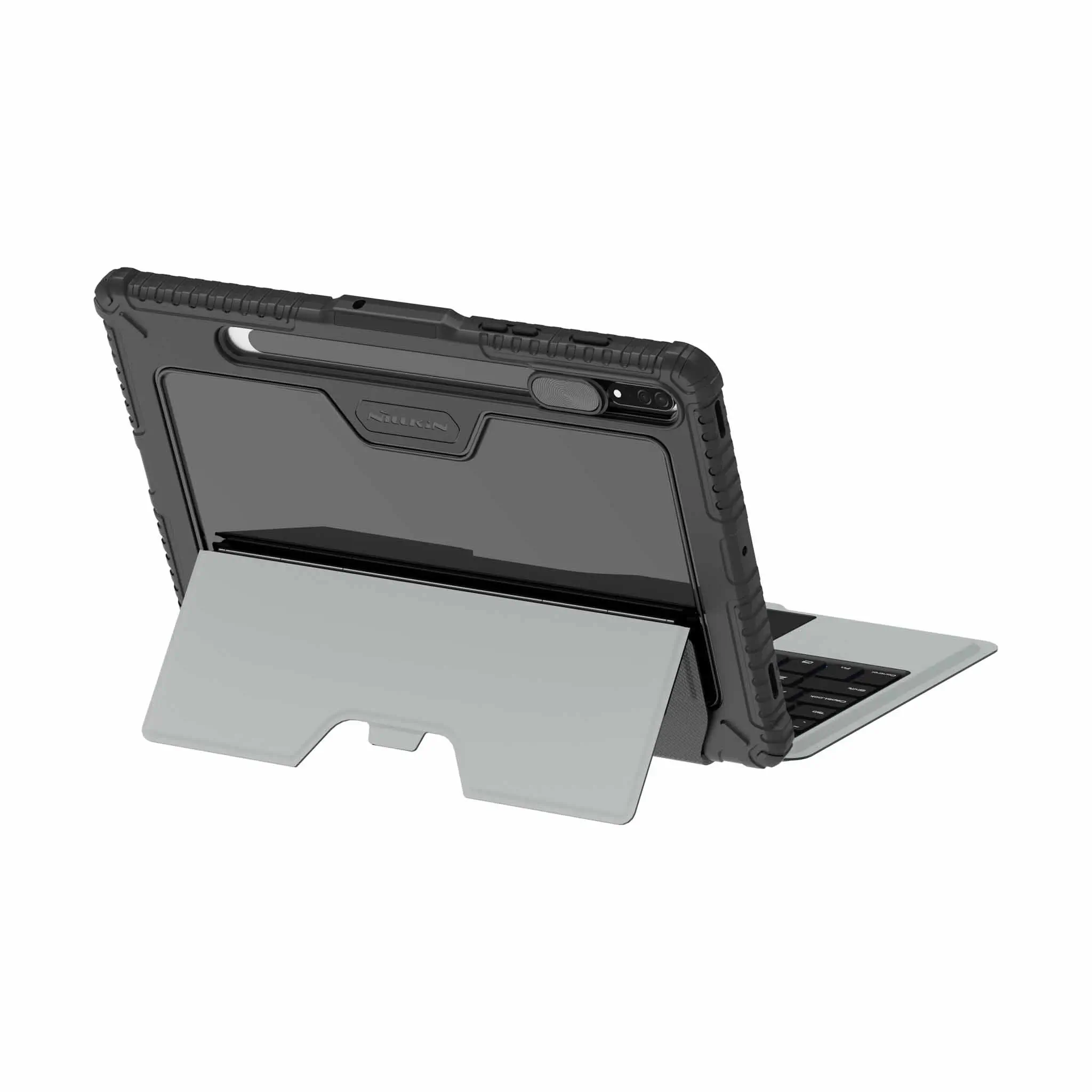 Bumper Combo Backlit Keyboard Case (Black) for Galaxy Tablet Series - Image 12