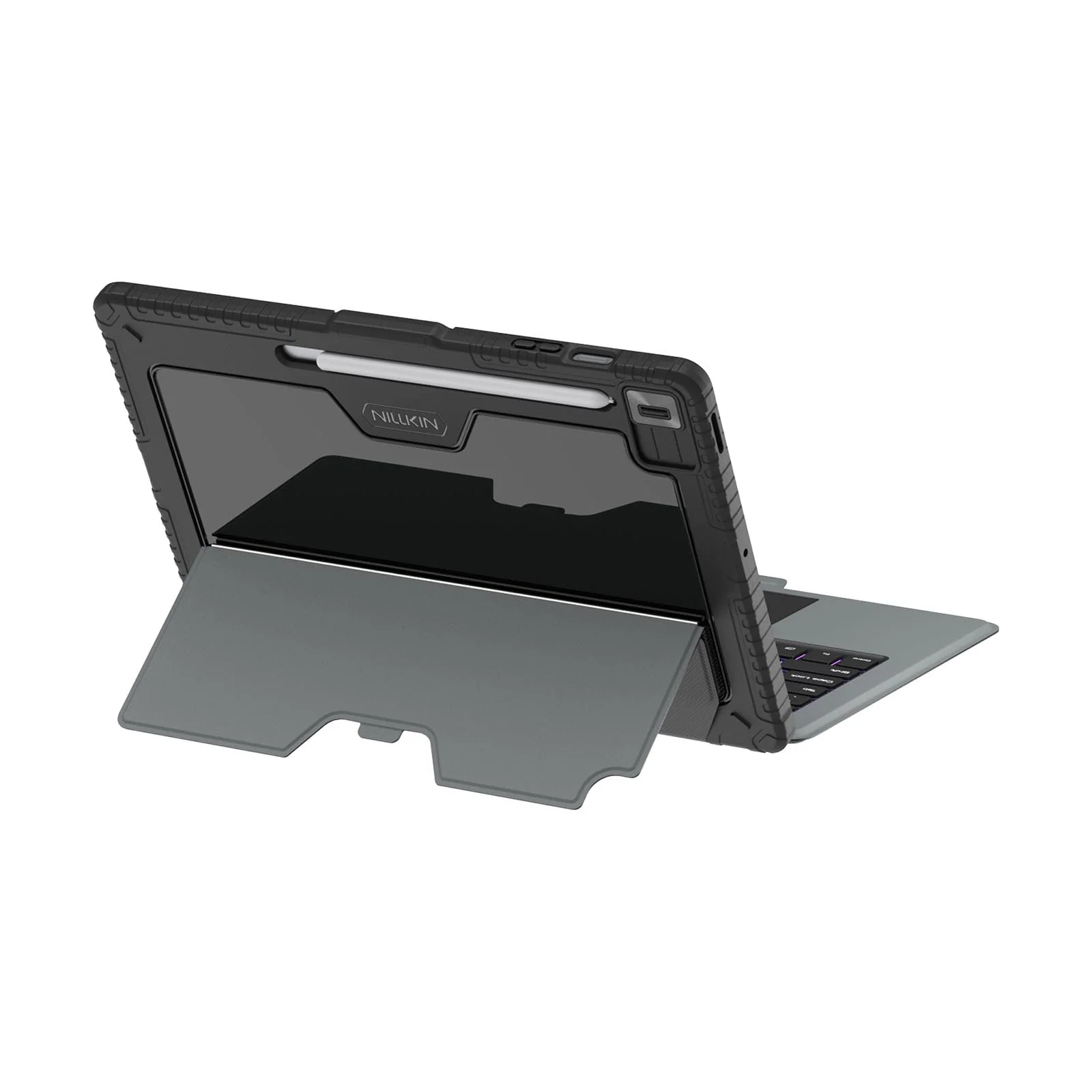 Bumper Combo Backlit Keyboard Case (Black) for Galaxy Tablet Series - Image 65