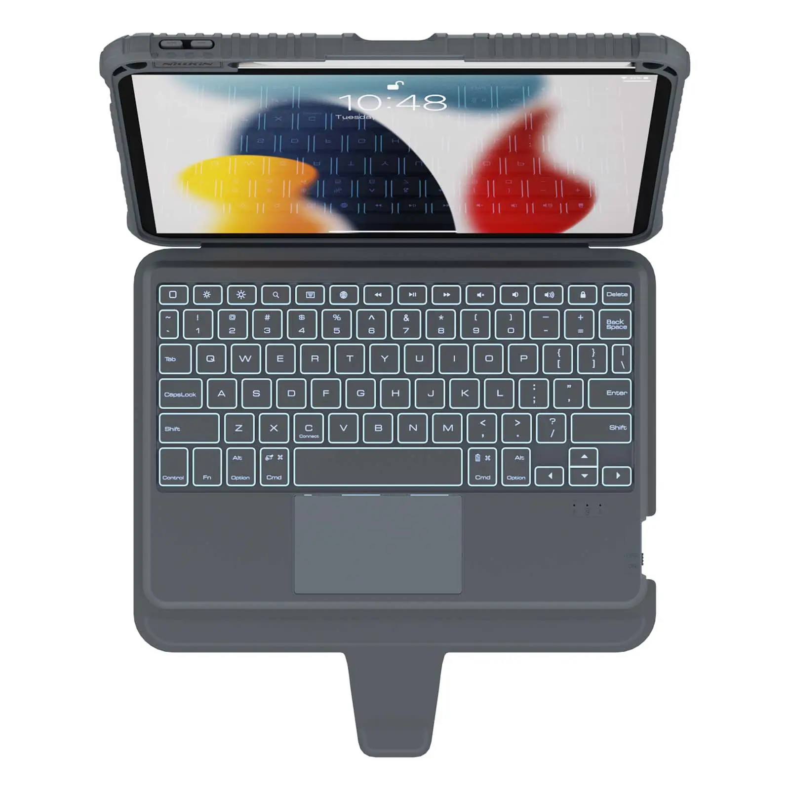 Bumper Combo Backlit Keyboard Case (Grey) for iPad Series - Image 42