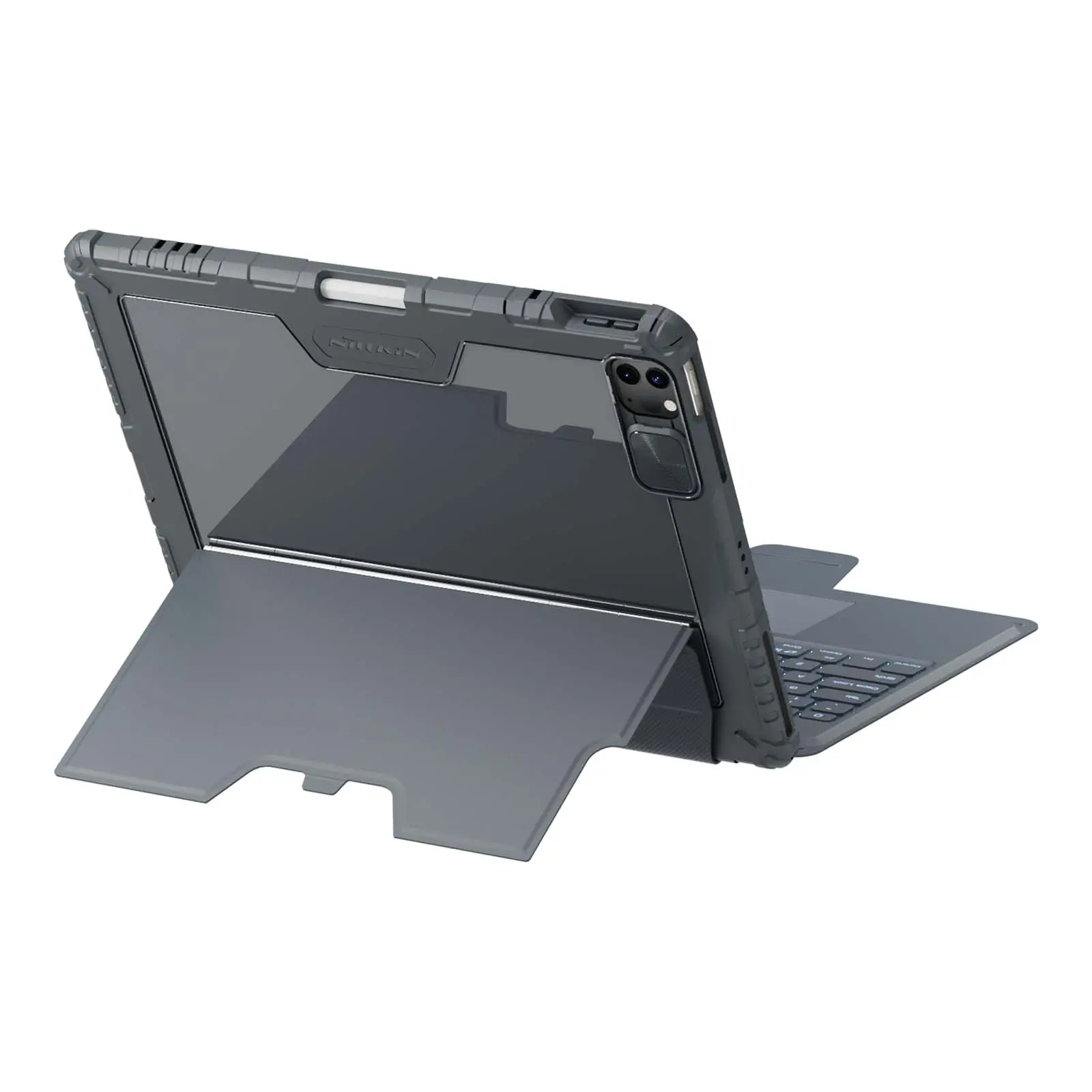 Bumper Combo Backlit Keyboard Case (Grey) for iPad Series - Image 55