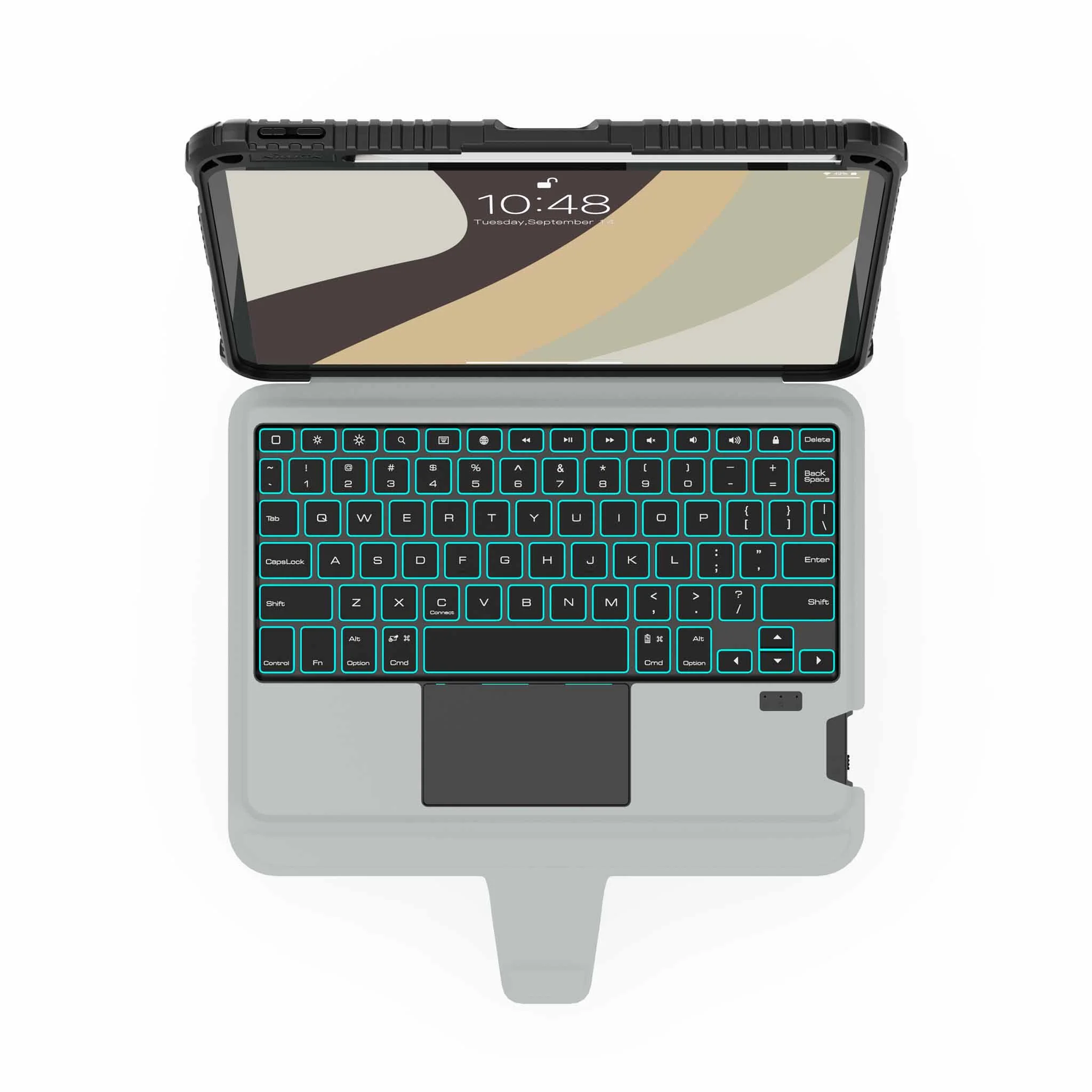 Bumper Combo Backlit Keyboard Case (Black) for iPad Series - Image 13