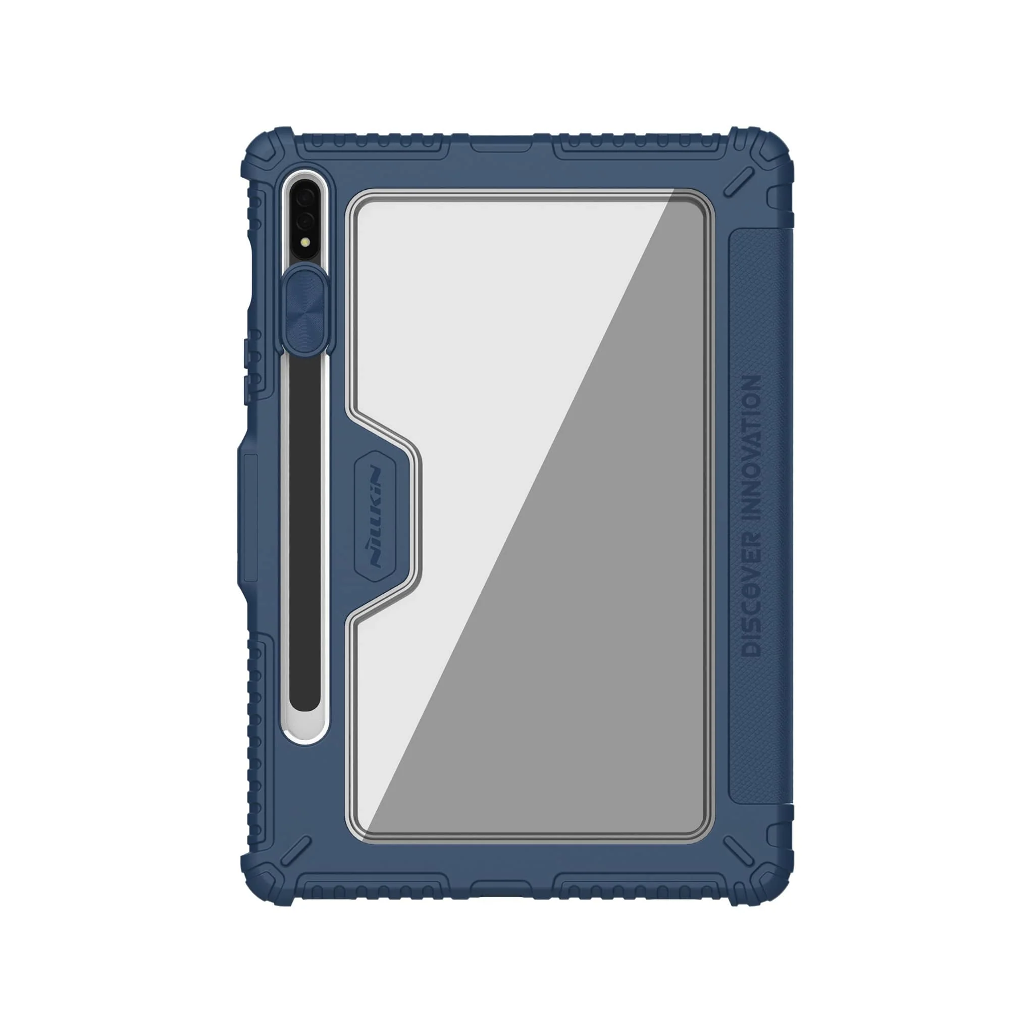 Bumper Leather Case Pro (Blue) for Galaxy Tablet Series - Image 4