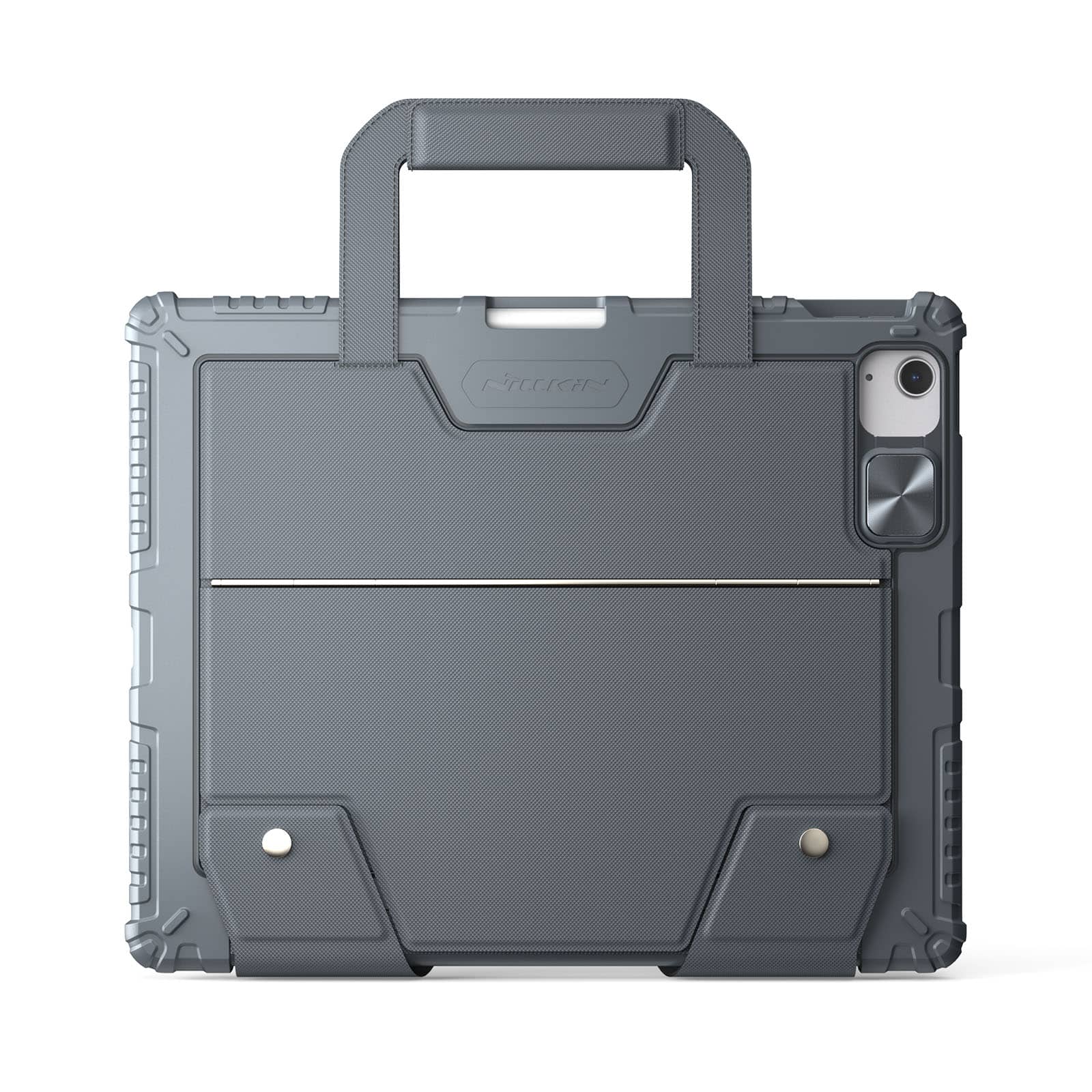 Carry Go Portable Handle Backlit Keyboard Case (Grey) for iPad Series - Image 19