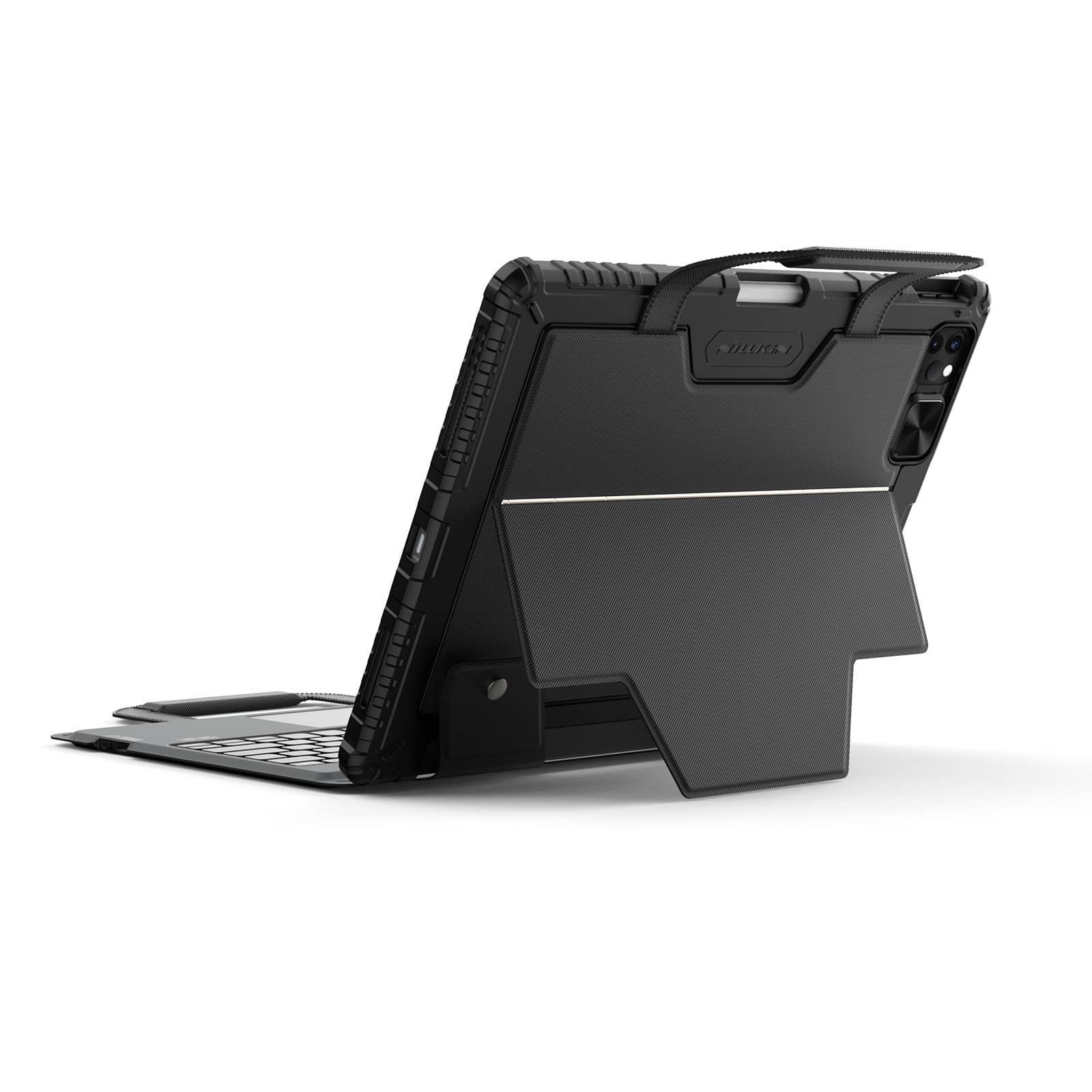 Carry Go Portable Handle Backlit Keyboard Case (Black) for iPad Series - Image 15