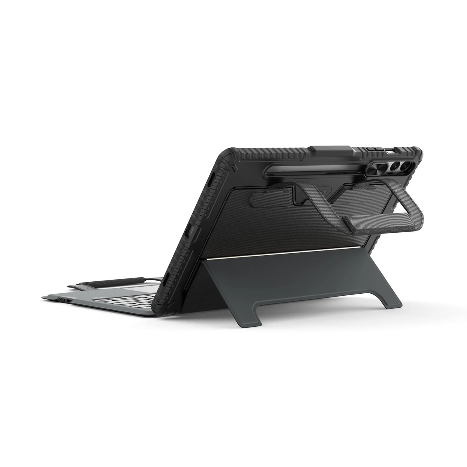 Carry Go Portable Handle Backlit Keyboard Case (Black) for Galaxy Tablet Series - Image 24