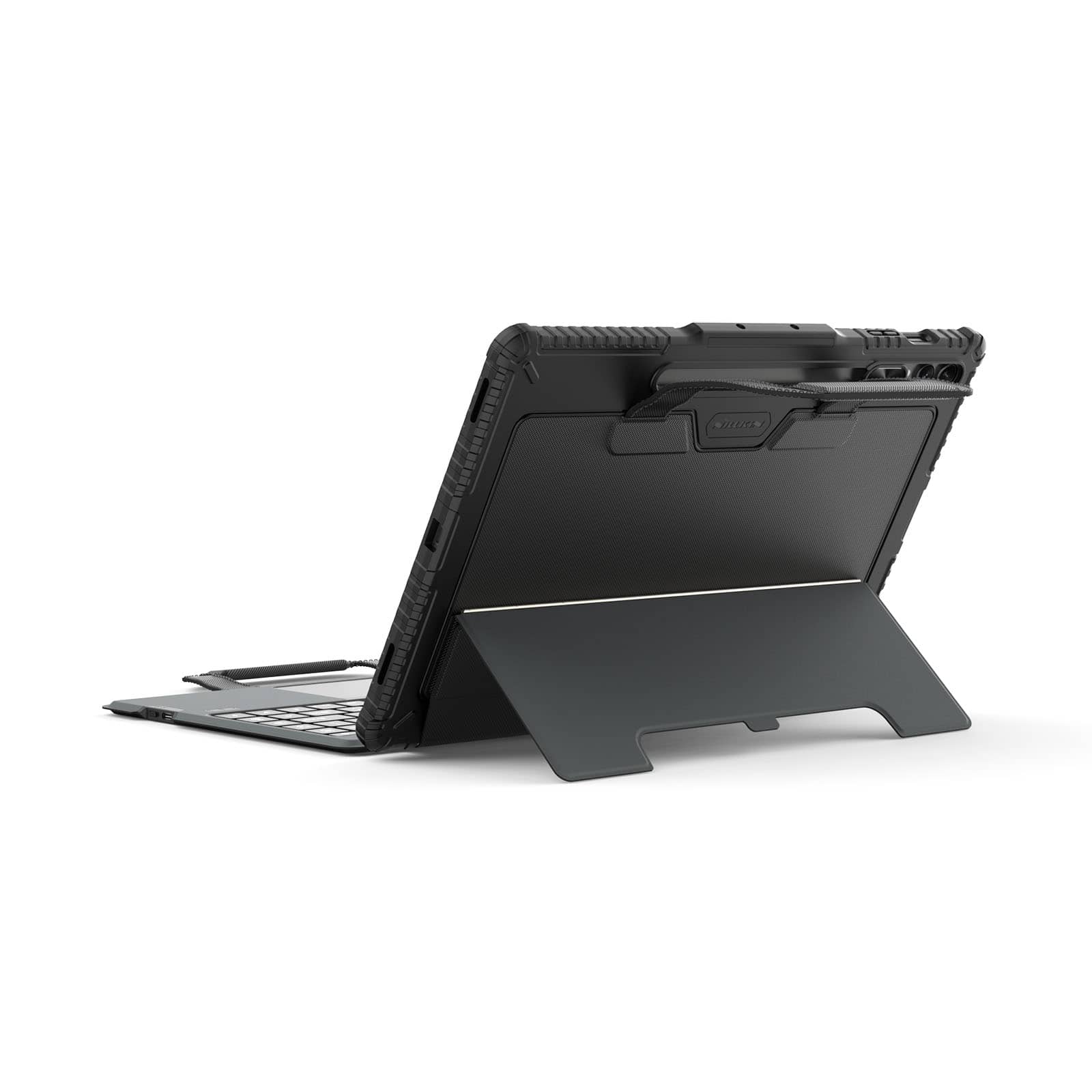 Carry Go Portable Handle Backlit Keyboard Case (Black) for Galaxy Tablet Series - Image 8