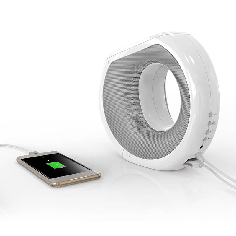 Cozy MC1 Bluetooth Speaker with Wireless Charging & LCD Time Display - Image 6