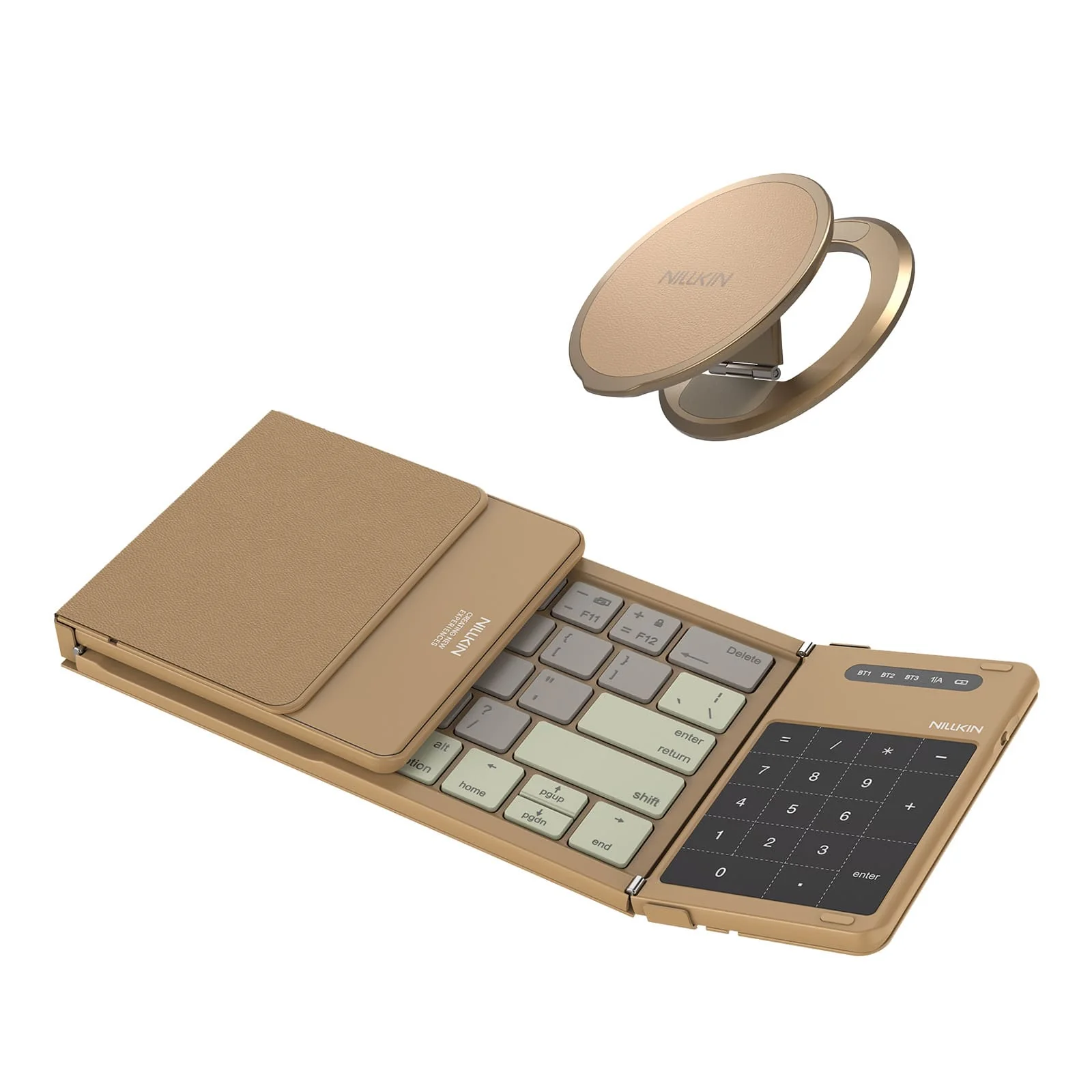Cube Pocket Foldable Keyboard & Dual-Magnet Grip Holder - Image 11