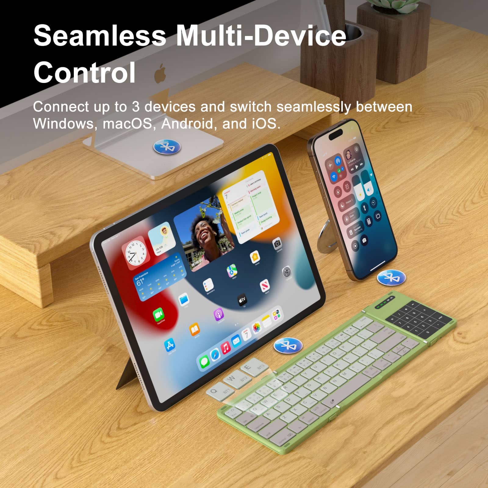 Cube Pocket Foldable Keyboard & Dual-Magnet Grip Holder - Image 26