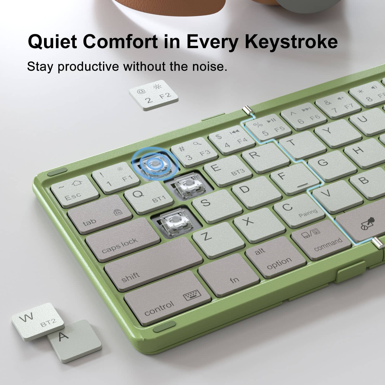 Cube Pocket Foldable Keyboard & Dual-Magnet Grip Holder - Image 27