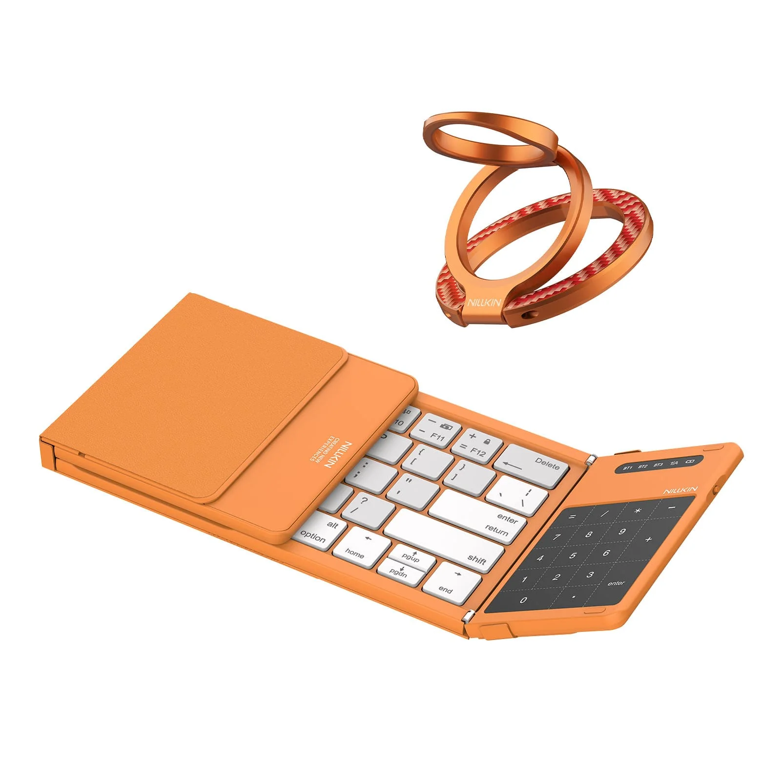 Cube Pocket Foldable Keyboard & FiberSnap Triple Phone Grip Holder - Image 23