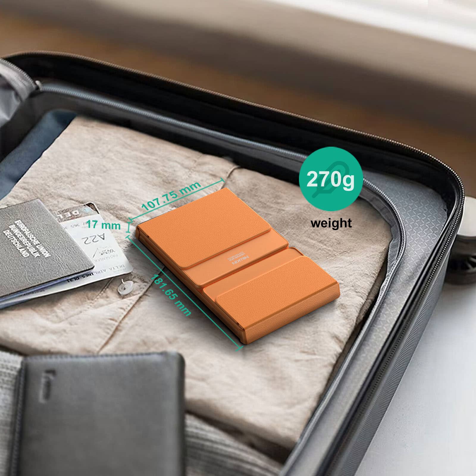 Cube Pocket Foldable Keyboard & FiberSnap Triple Phone Grip Holder - Image 29