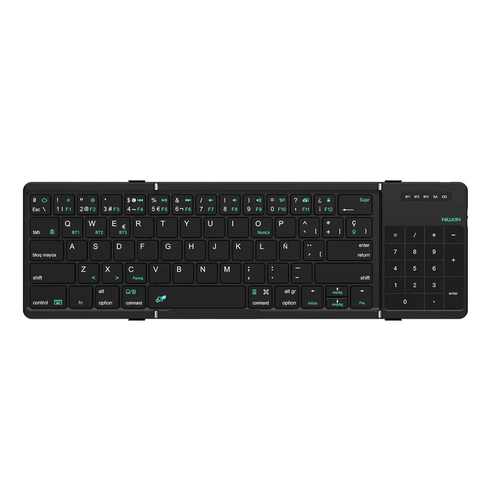 Cube Pocket Foldable Keyboard & FiberSnap Triple Phone Grip Holder - Image 46