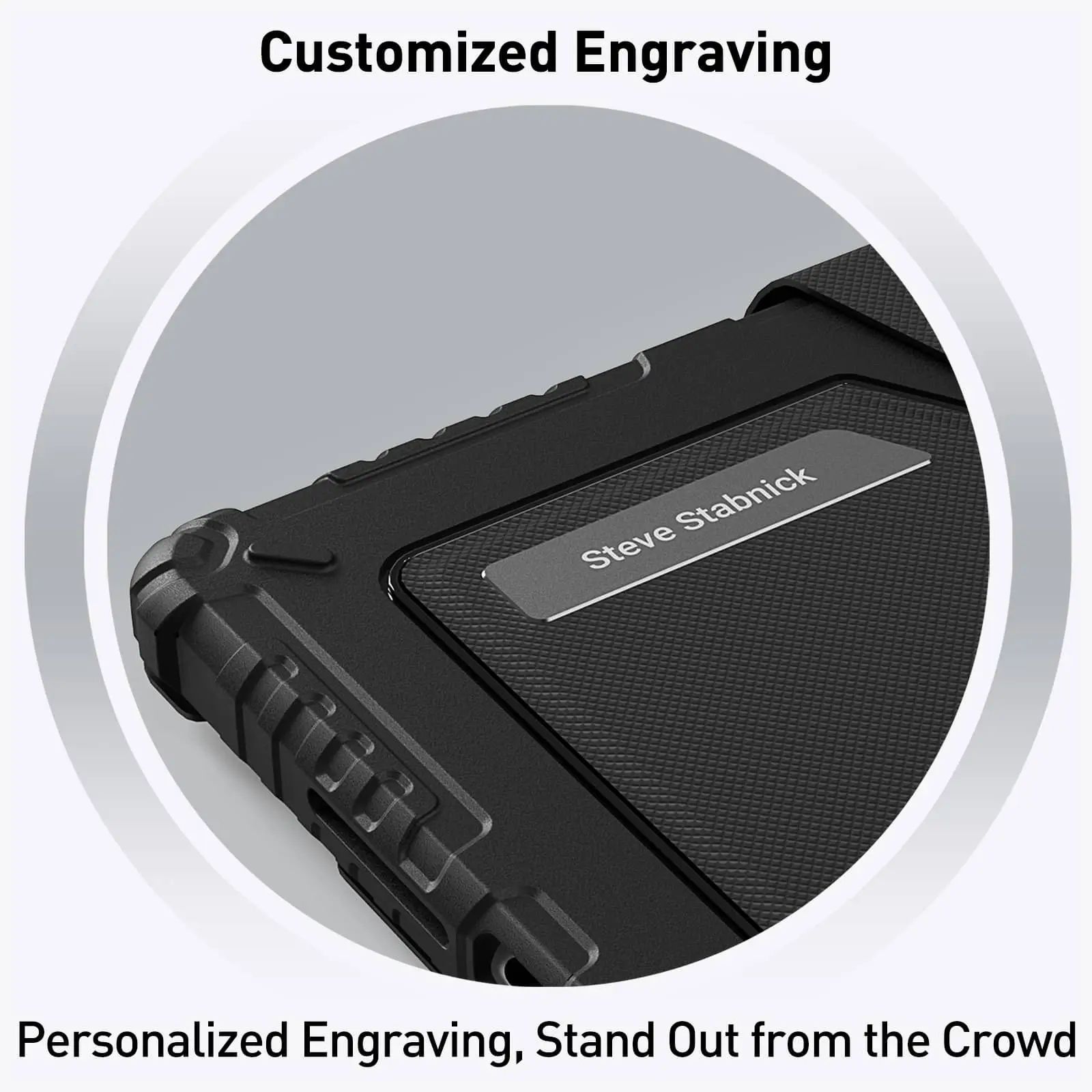 Custom Engraved Name Backlit Keyboard Case with Gift Box for iPad Series - Image 15