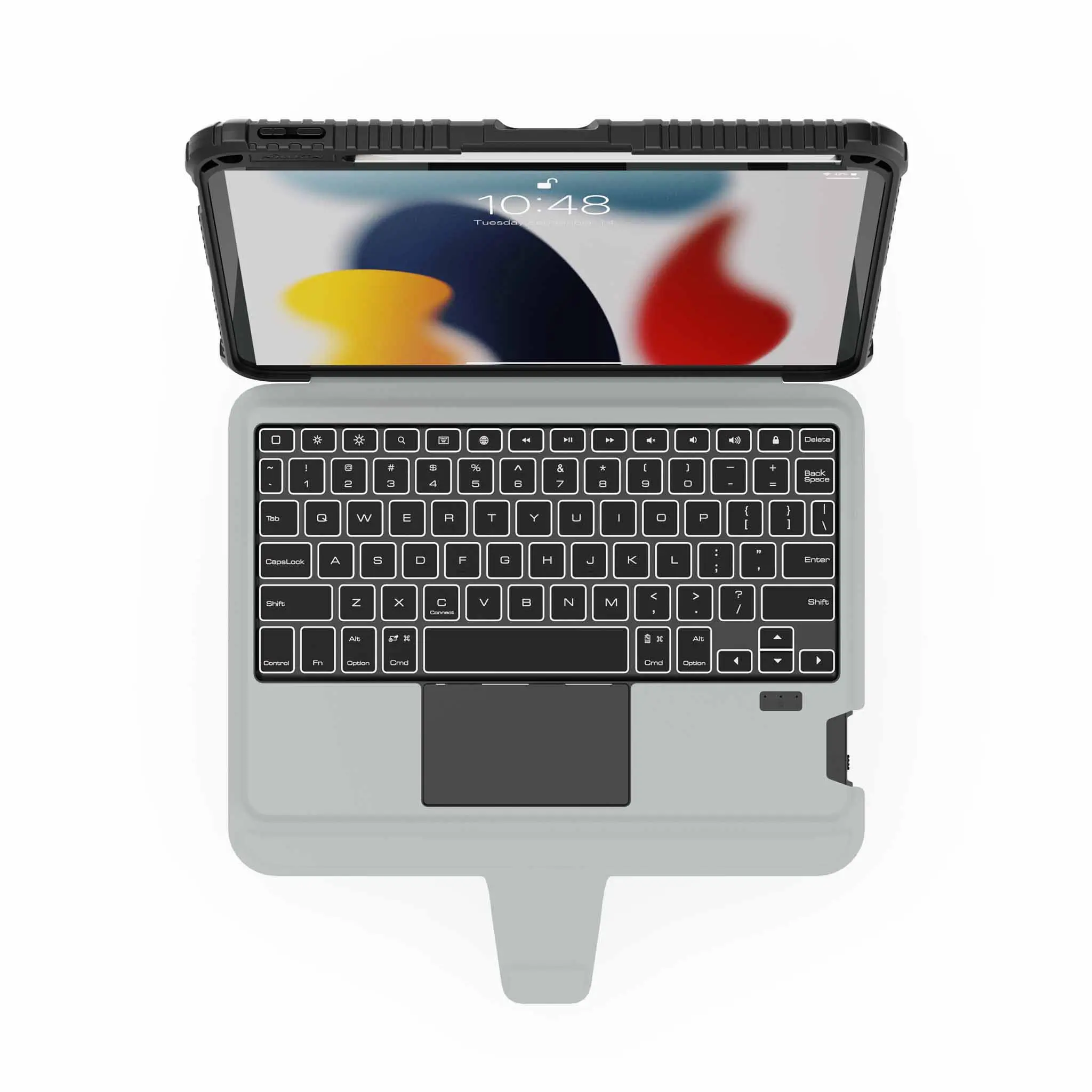 Custom Engraved Name Backlit Keyboard Case with Gift Box for iPad Series - Image 8