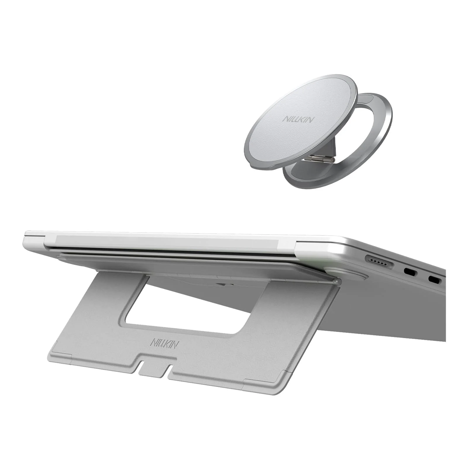 DualWing Adhesive Laptop Stand & Dual-Magnet Grip Holder - Image 8