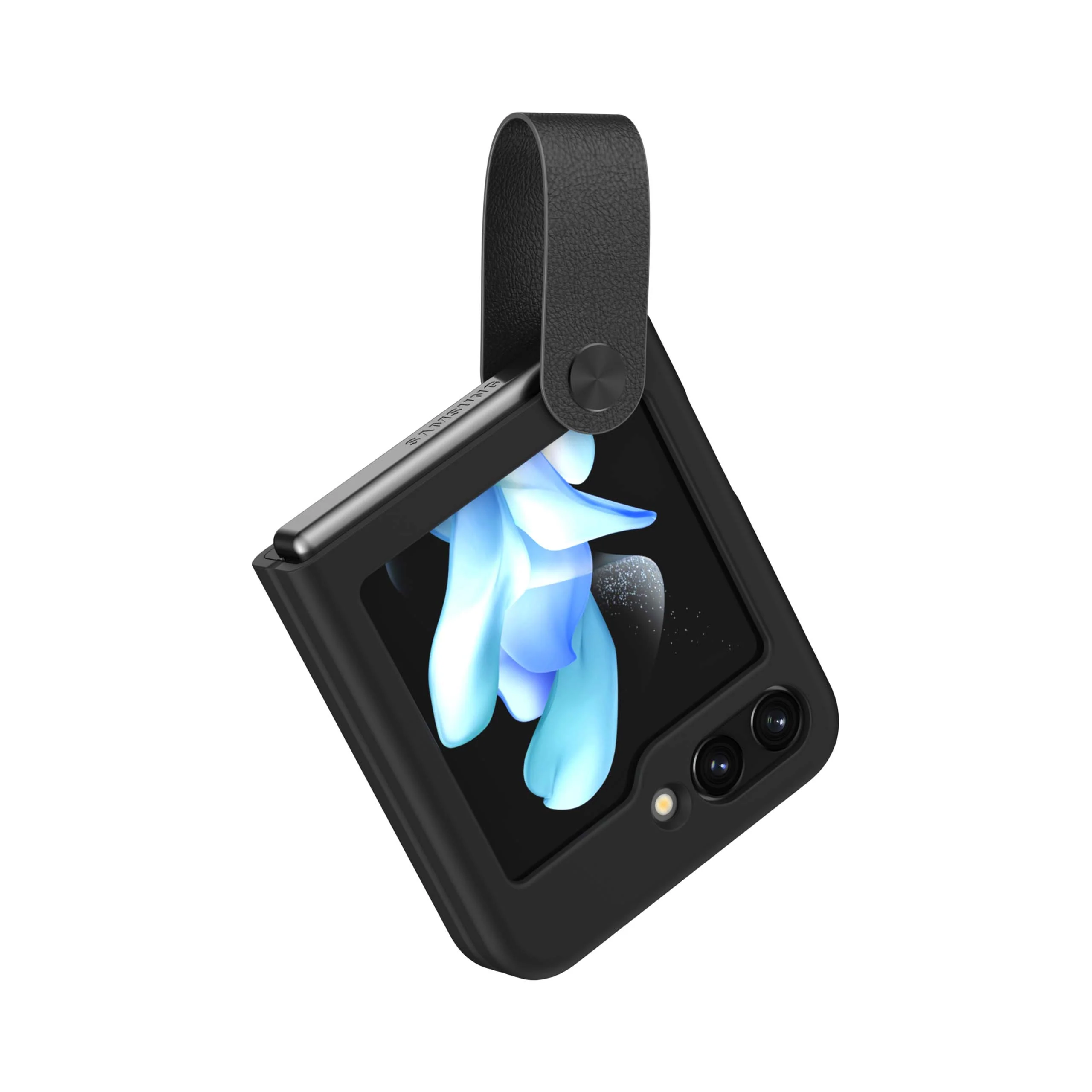 Flex Flip Finger Strap Liquid Silicone Case for Galaxy Z Flip 5 - Image 10