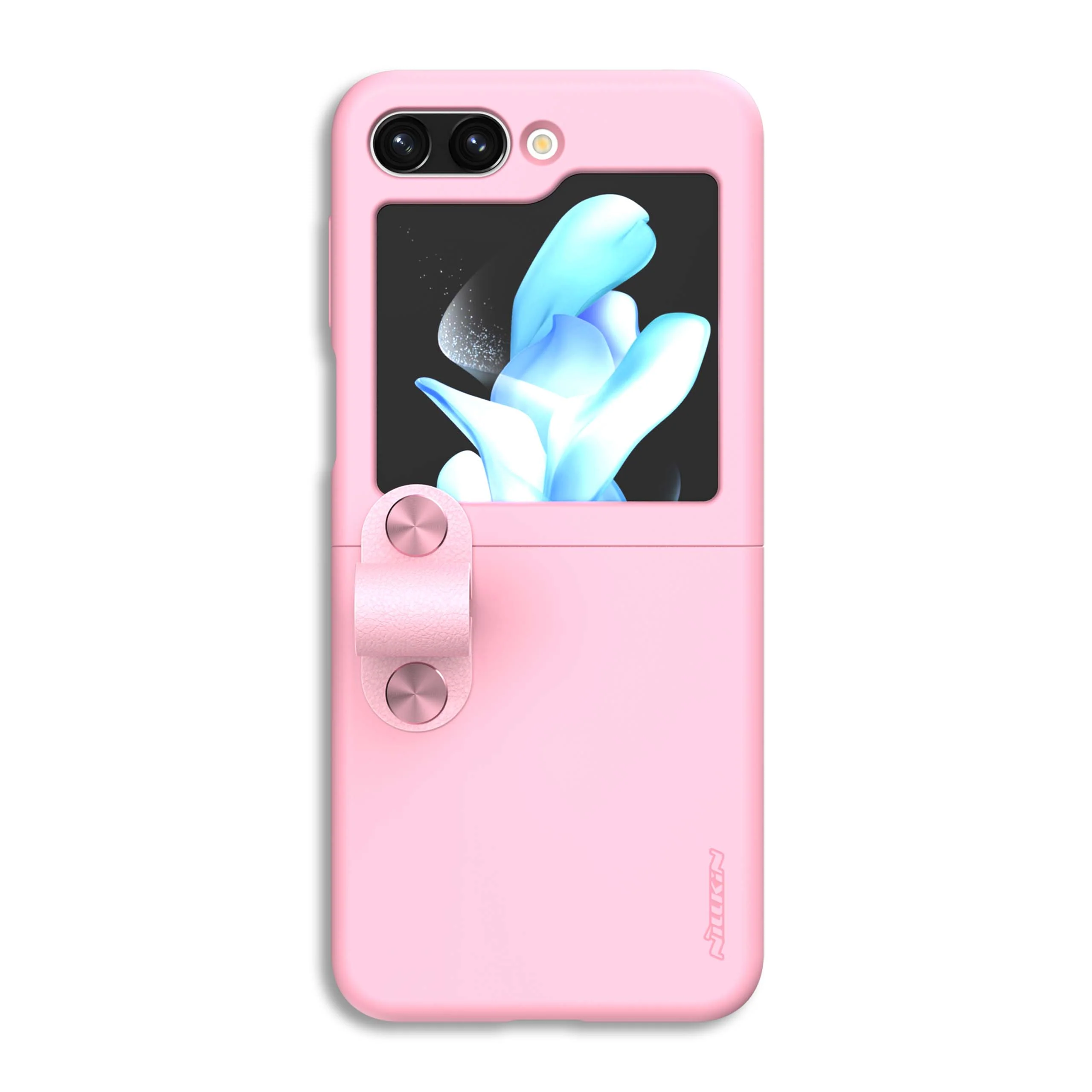 Flex Flip Finger Strap Liquid Silicone Case for Galaxy Z Flip 5 - Image 11