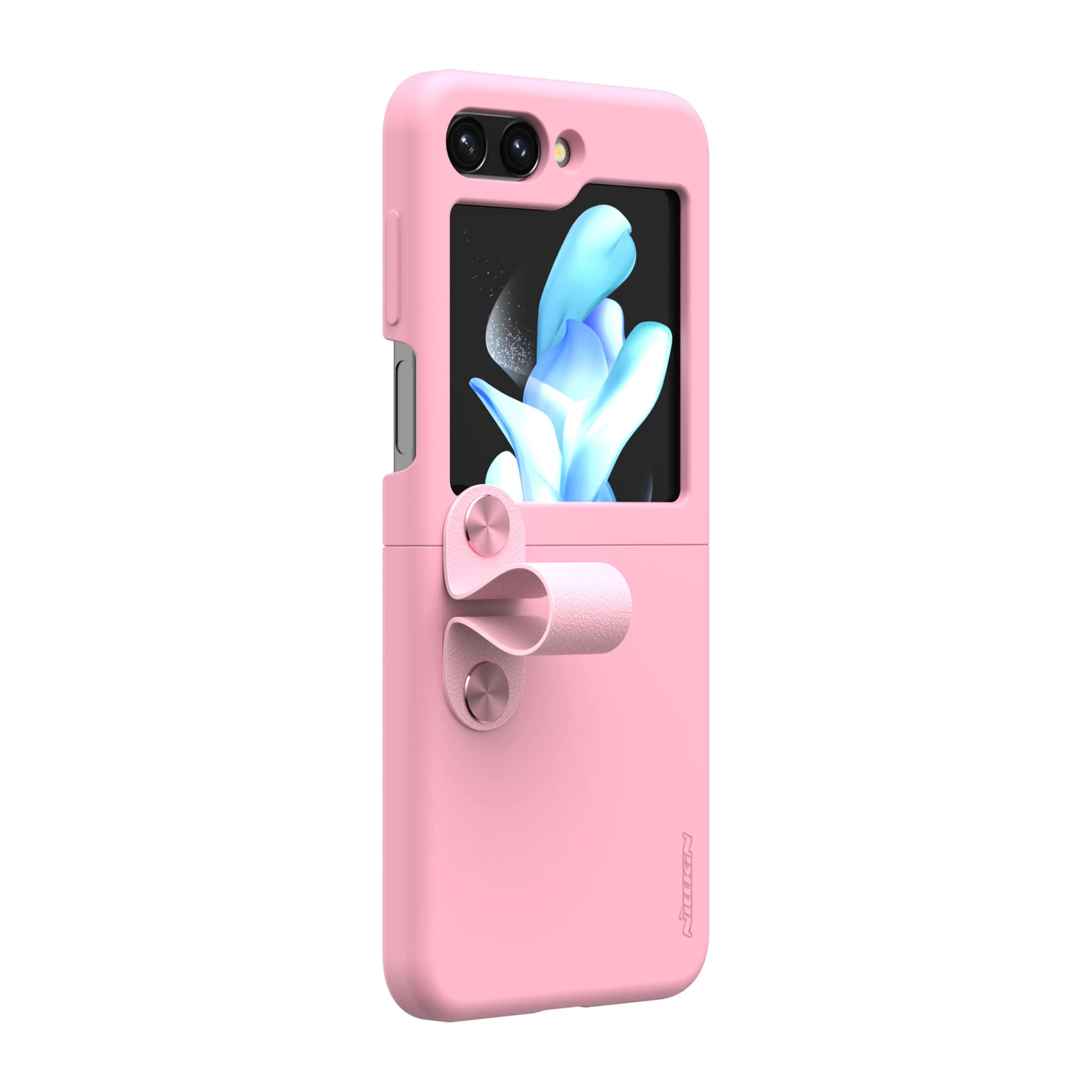 Flex Flip Finger Strap Liquid Silicone Case for Galaxy Z Flip 5 - Image 13