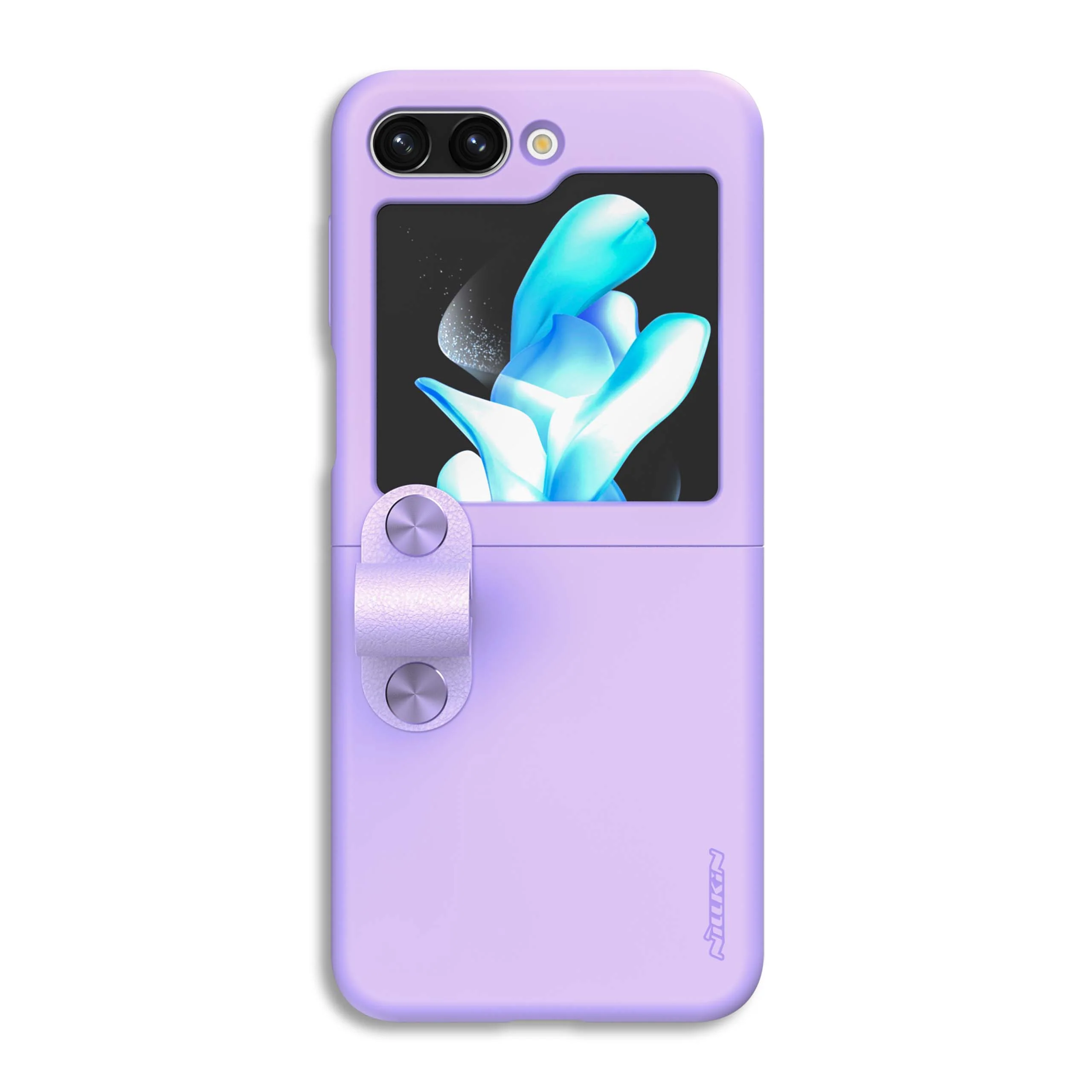 Flex Flip Finger Strap Liquid Silicone Case for Galaxy Z Flip 5 - Image 16