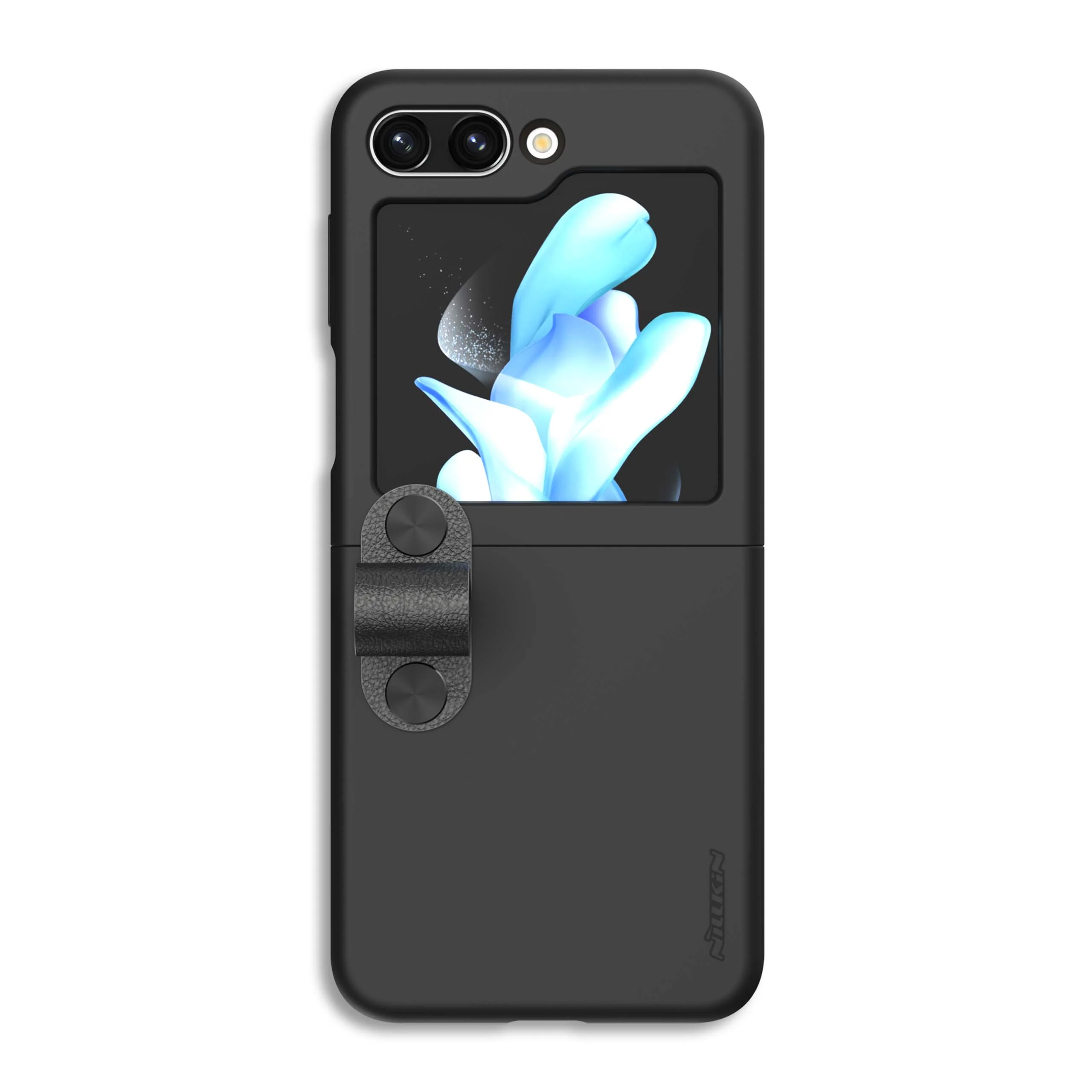 Flex Flip Finger Strap Liquid Silicone Case for Galaxy Z Flip 5 - Image 6