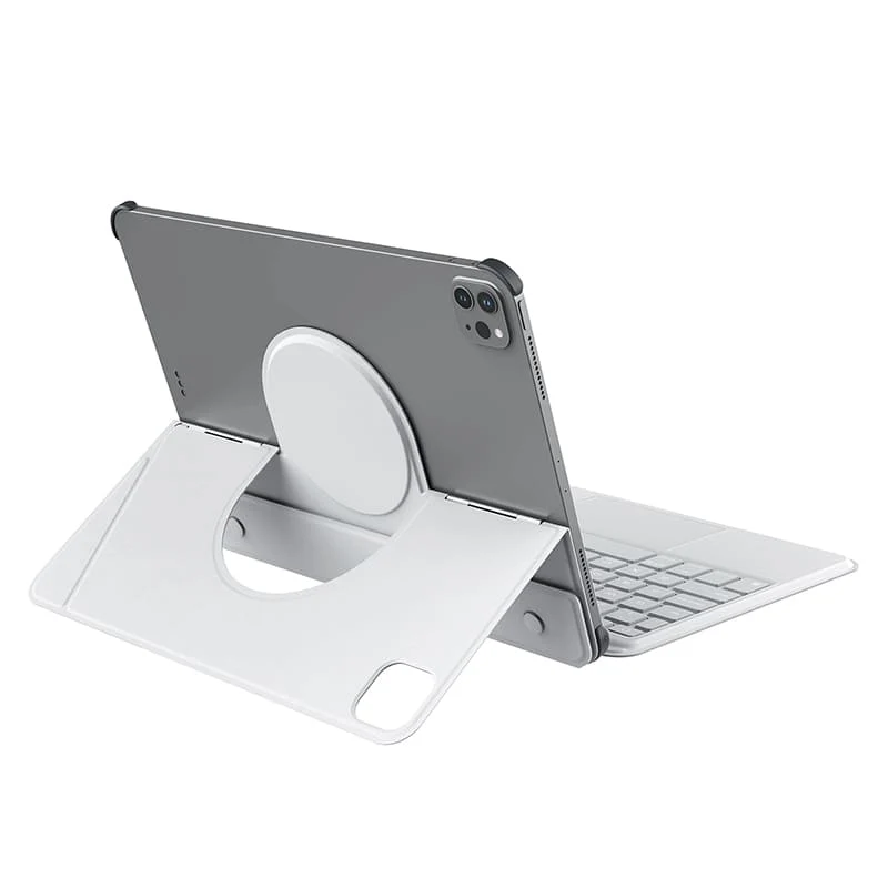 MagicEase Ultra-Slim Magnetic Backlit Keyboard Case (Grey) with Magnetic Charging Stand for iPad Series - Image 107