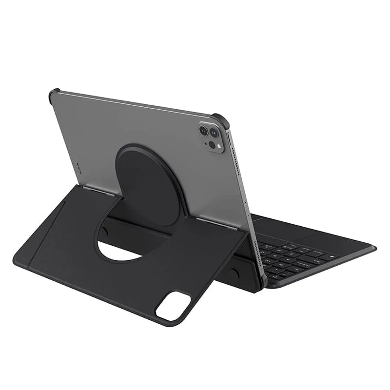MagicEase Ultra-Slim Magnetic Backlit Keyboard Case (Midnight Black) with Magnetic Charging Stand for iPad Series - Image 47