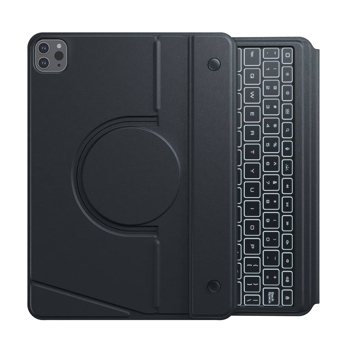 MagicEase Ultra-Slim Magnetic Backlit Keyboard (Midnight Black) for iPad Series - Image 23