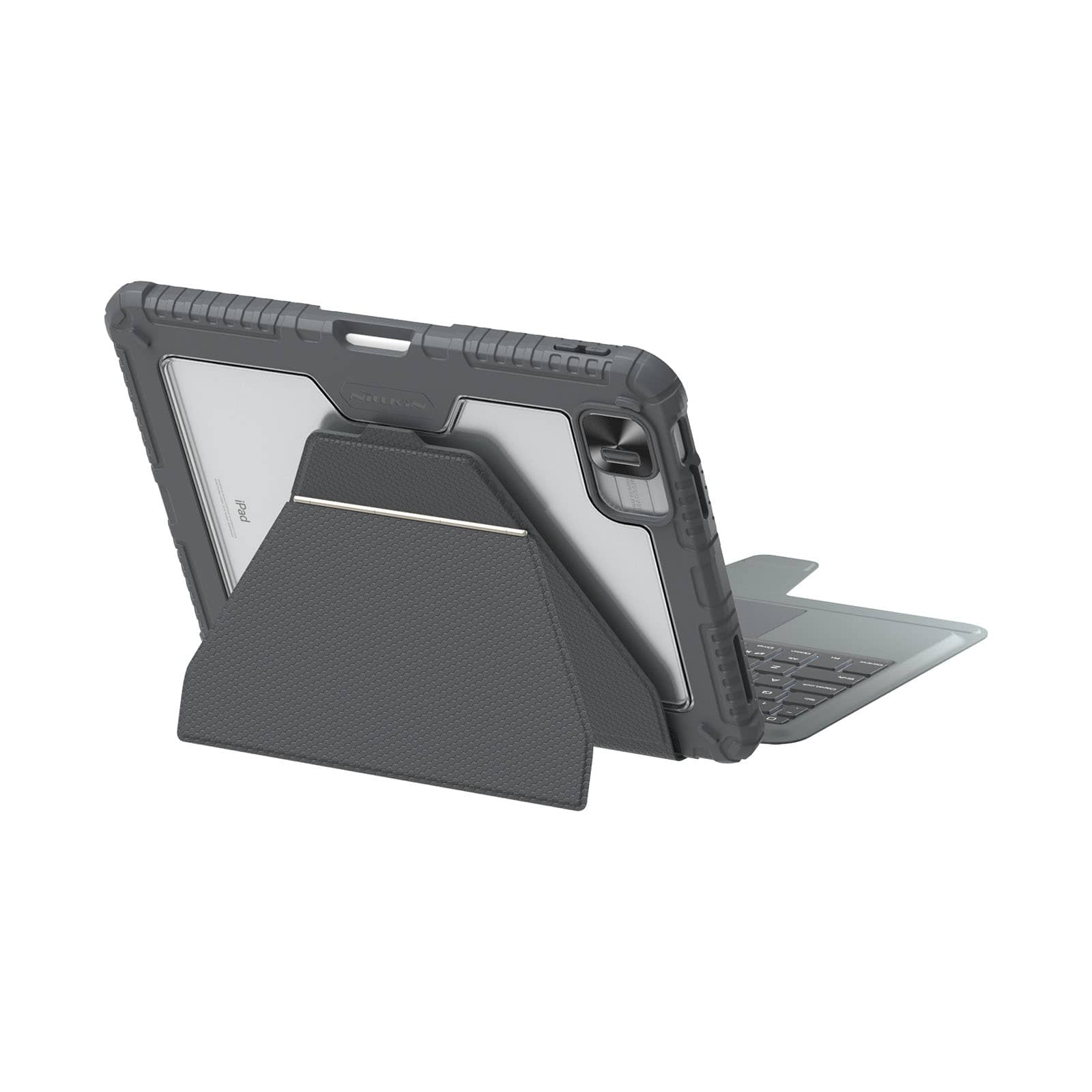 Magnetic Bumper Link Backlit Keyboard Case (Grey) for iPad Series - Image 50