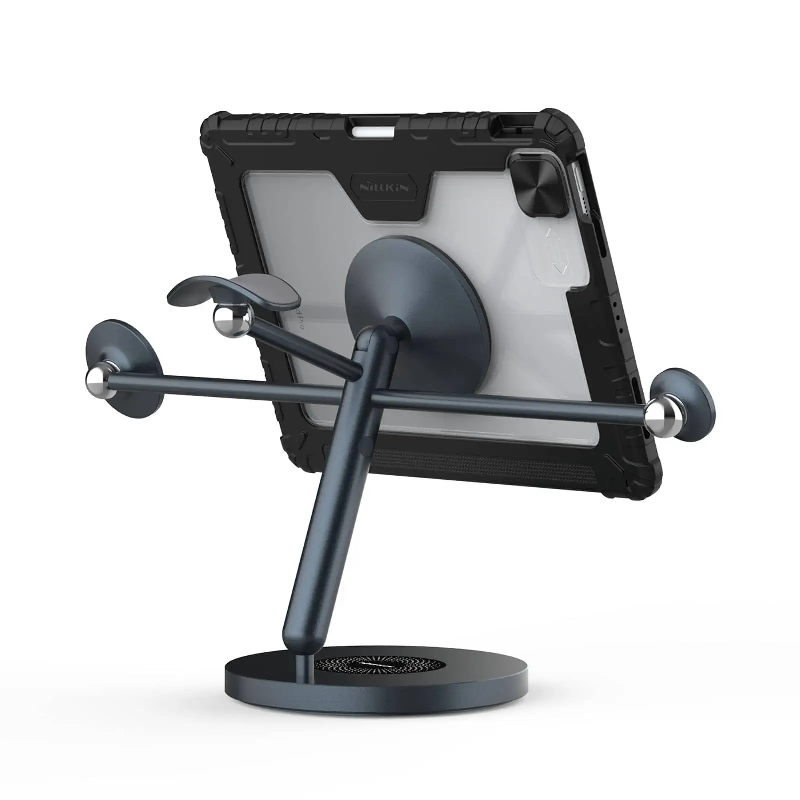 Magnetic Bumper Link Backlit Keyboard Case (Black) with Magnetic Stand for iPad Series - Image 48
