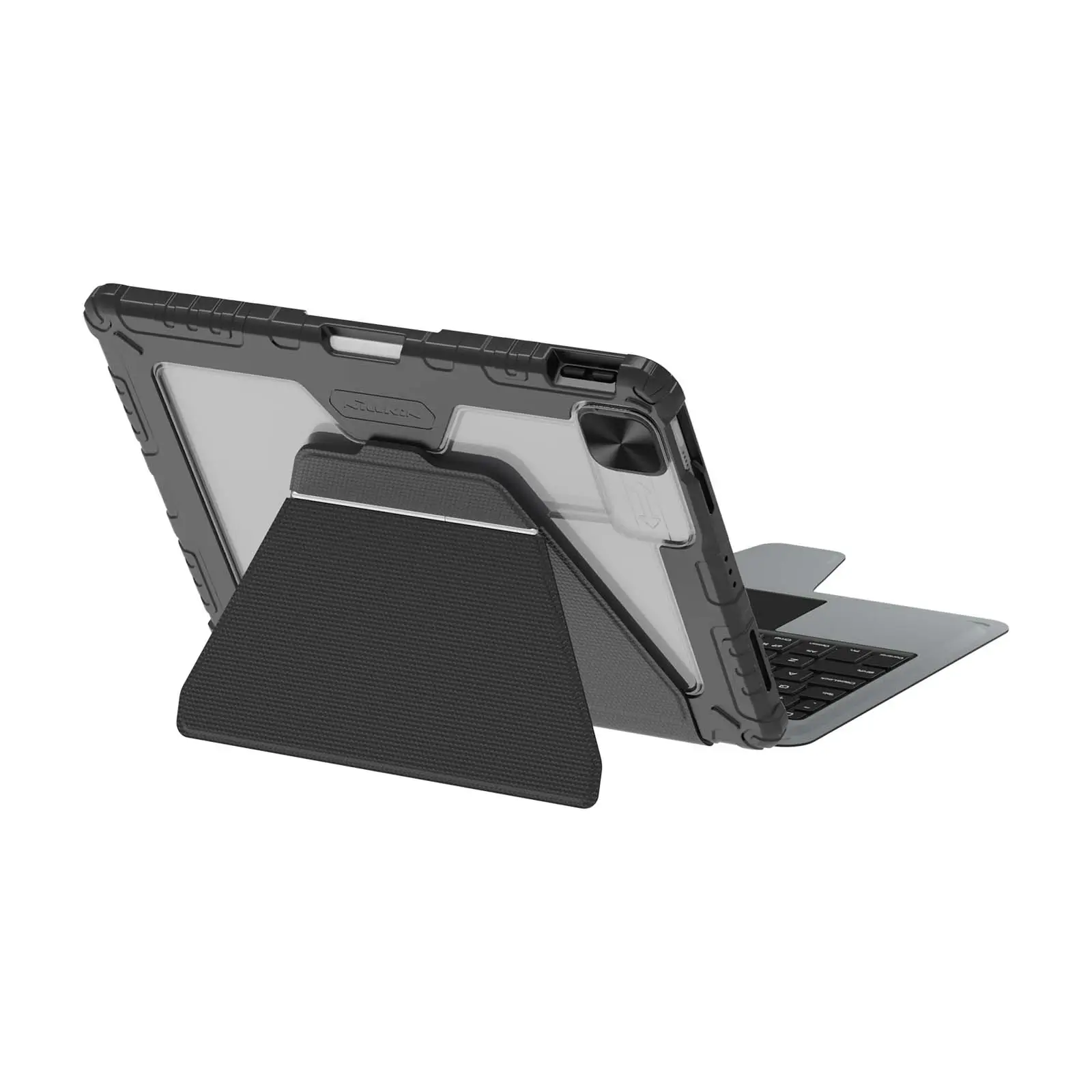 Magnetic Bumper Link Backlit Keyboard Case (Black) with Magnetic Stand for iPad Series - Image 88