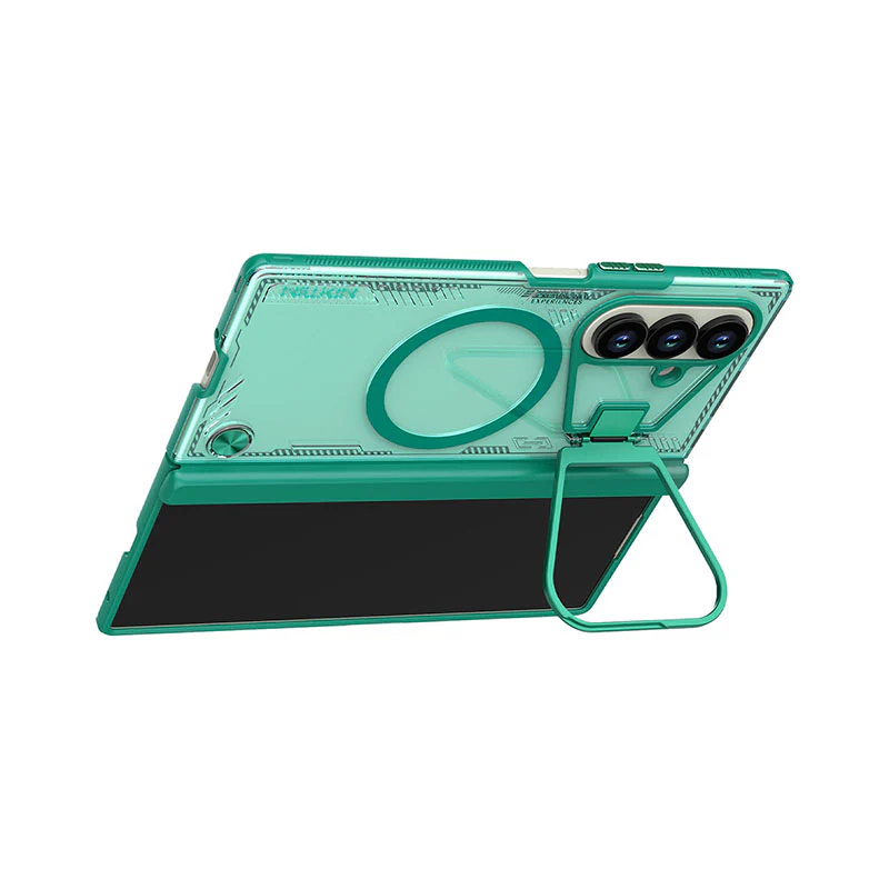 MagSafe® Compatible Iceblade CamProp Case with Hidden Stand & 2-in-1 Charging Cable for Galaxy Z Fold 7 - Image 14