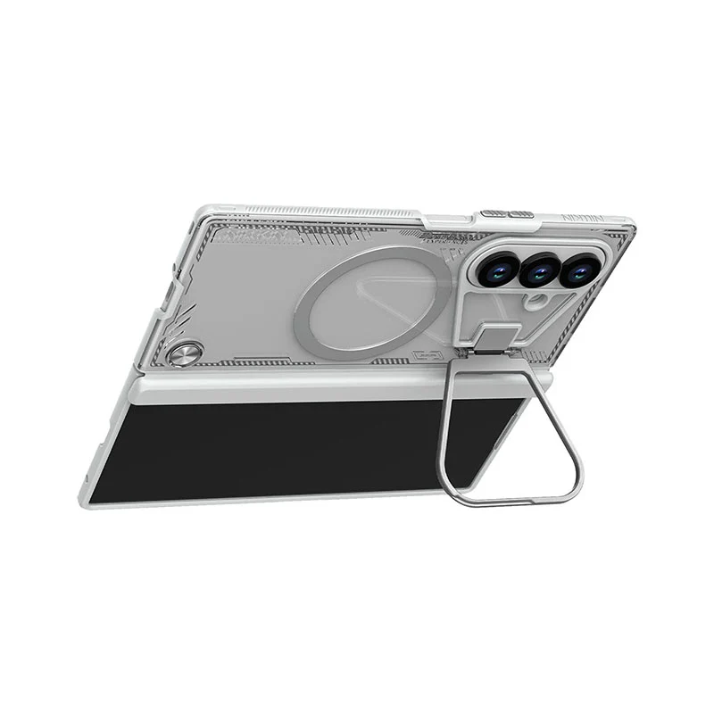MagSafe® Compatible Iceblade CamProp Case with Hidden Stand & 2-in-1 Charging Cable for Galaxy Z Fold 7 - Image 8