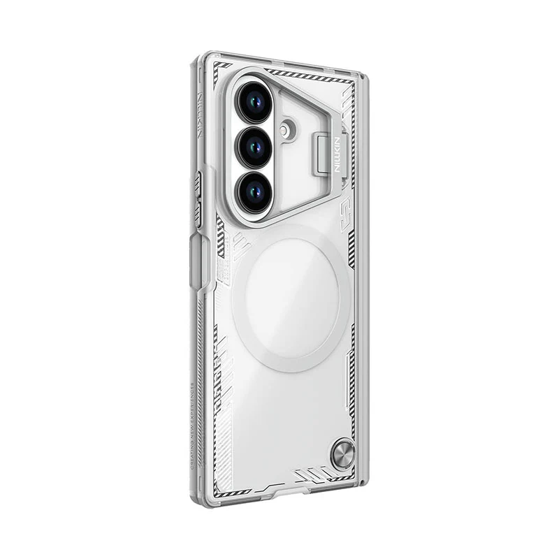 MagSafe® Compatible Iceblade CamProp Case with Hidden Stand & 2-in-1 Charging Cable for Galaxy Z Fold 7 - Image 9