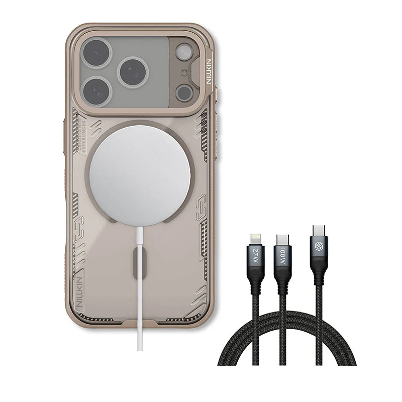 MagSafeĀ® Compatible Iceblade CamProp Case with Transparent Camera Cover & 2-in-1 Charging Cable for iPhone 17 Series - Image 19