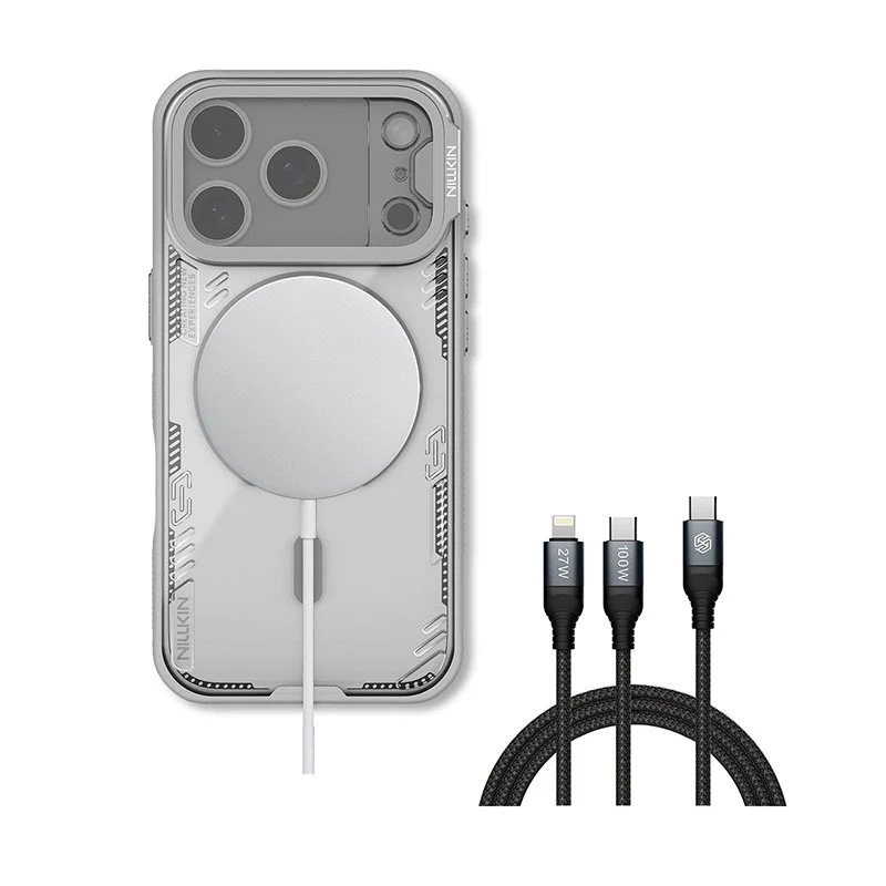 MagSafeĀ® Compatible Iceblade CamProp Case with Transparent Camera Cover & 2-in-1 Charging Cable for iPhone 17 Series - Image 31