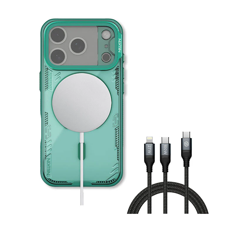 MagSafeĀ® Compatible Iceblade CamProp Case with Transparent Camera Cover & 2-in-1 Charging Cable for iPhone 17 Series - Image 37