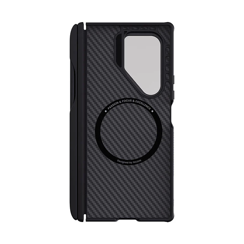 MagSafe® Compatible Kevlar® Case with Stylus Pen & Tinted Clear Camera Cover for Galaxy Z Fold 7 - Image 6