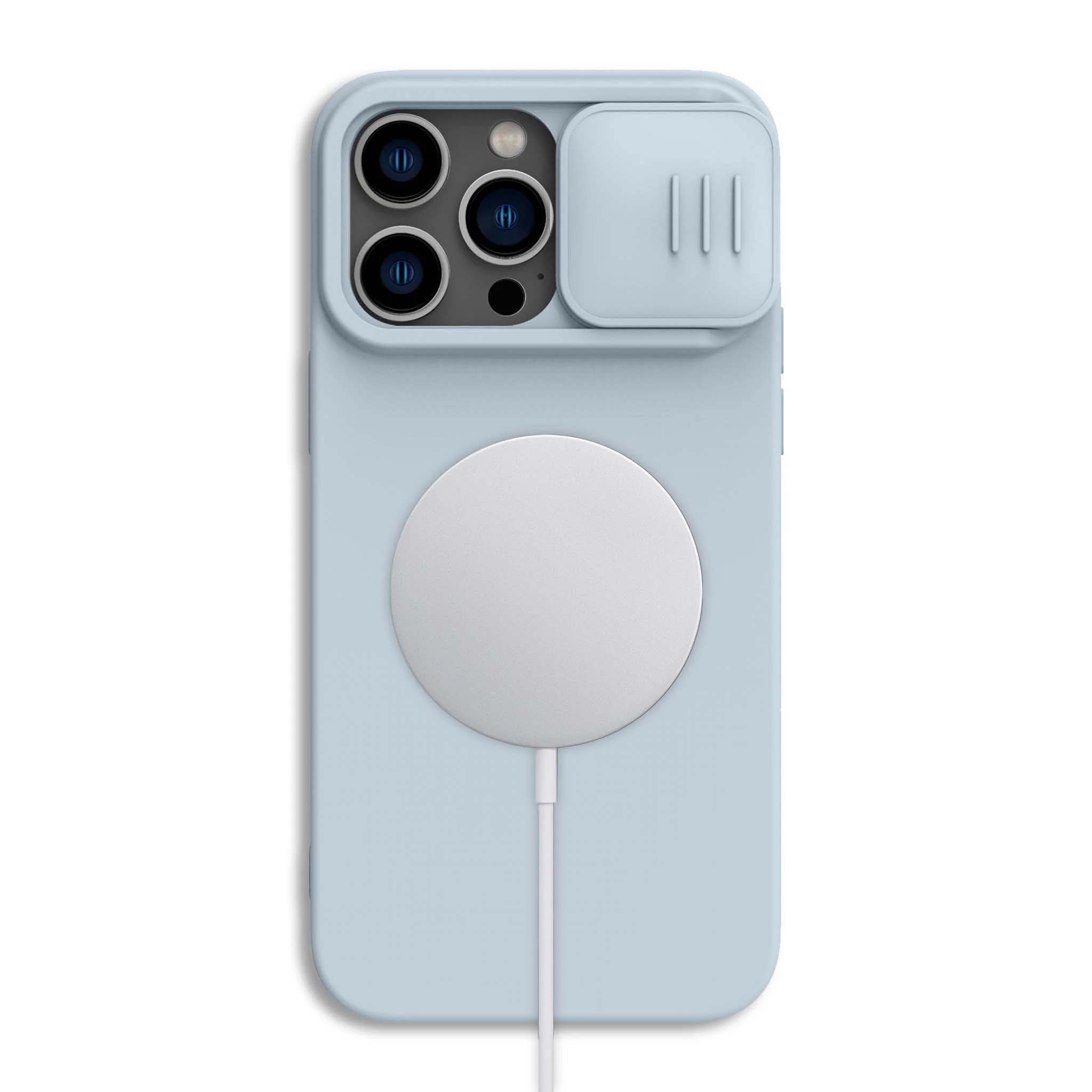 MagSafe® Compatible CamShield Silky Silicone Case for iPhone 15 Series - Image 13