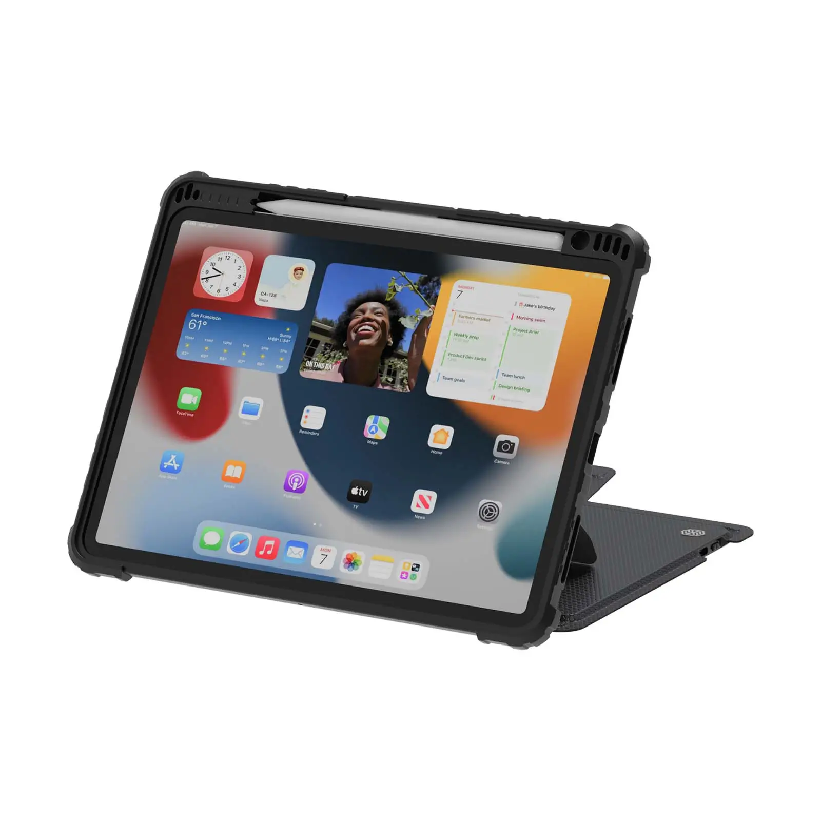 Magnetic Bumper Link Backlit Keyboard Case (Black) for iPad Series - Image 96