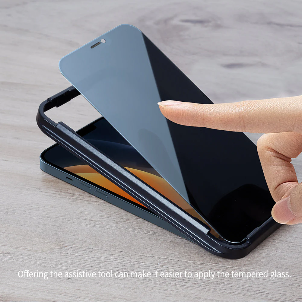 Privacy Guard Glass Screen Protector for iPhone 12 Series - Image 4