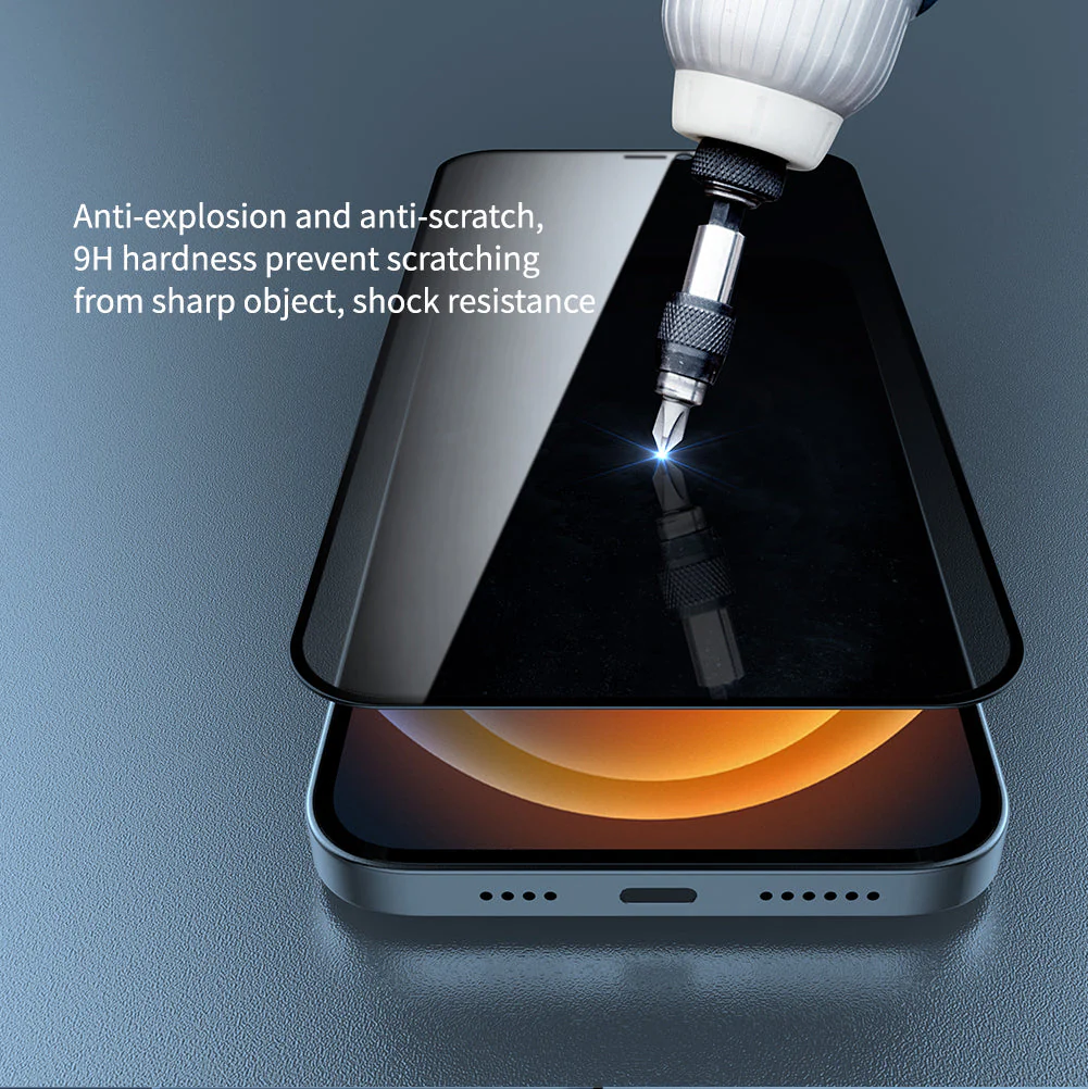 Privacy Guard Glass Screen Protector for iPhone 12 Series - Image 5