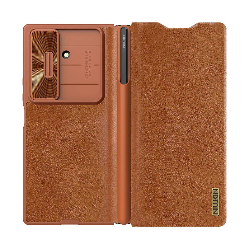 Qin Pro Leather Case with Stylus Pen for Galaxy Z Fold 7 - Image 6
