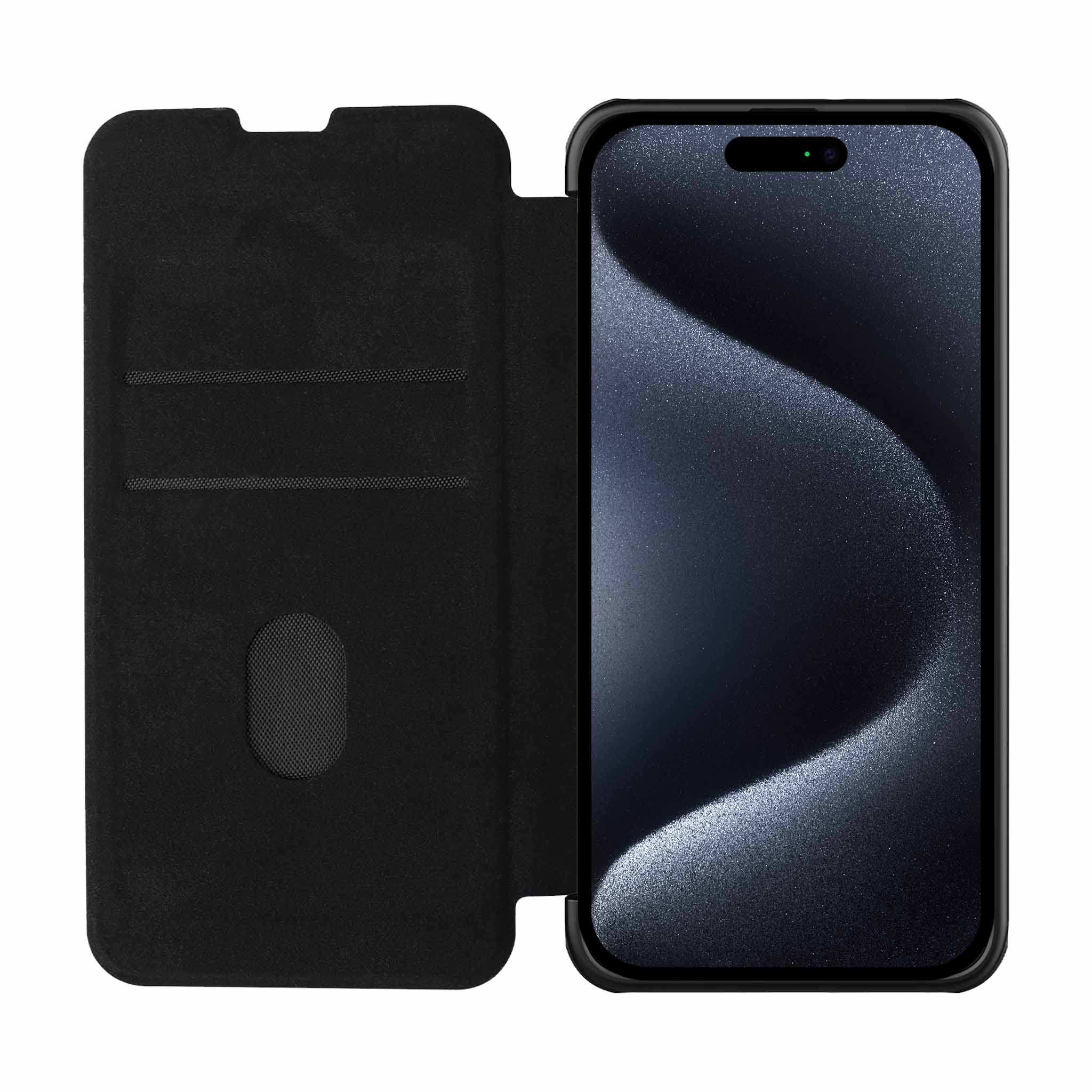 Qin Pro Plain Leather Case for iPhone 15 Series - Image 4