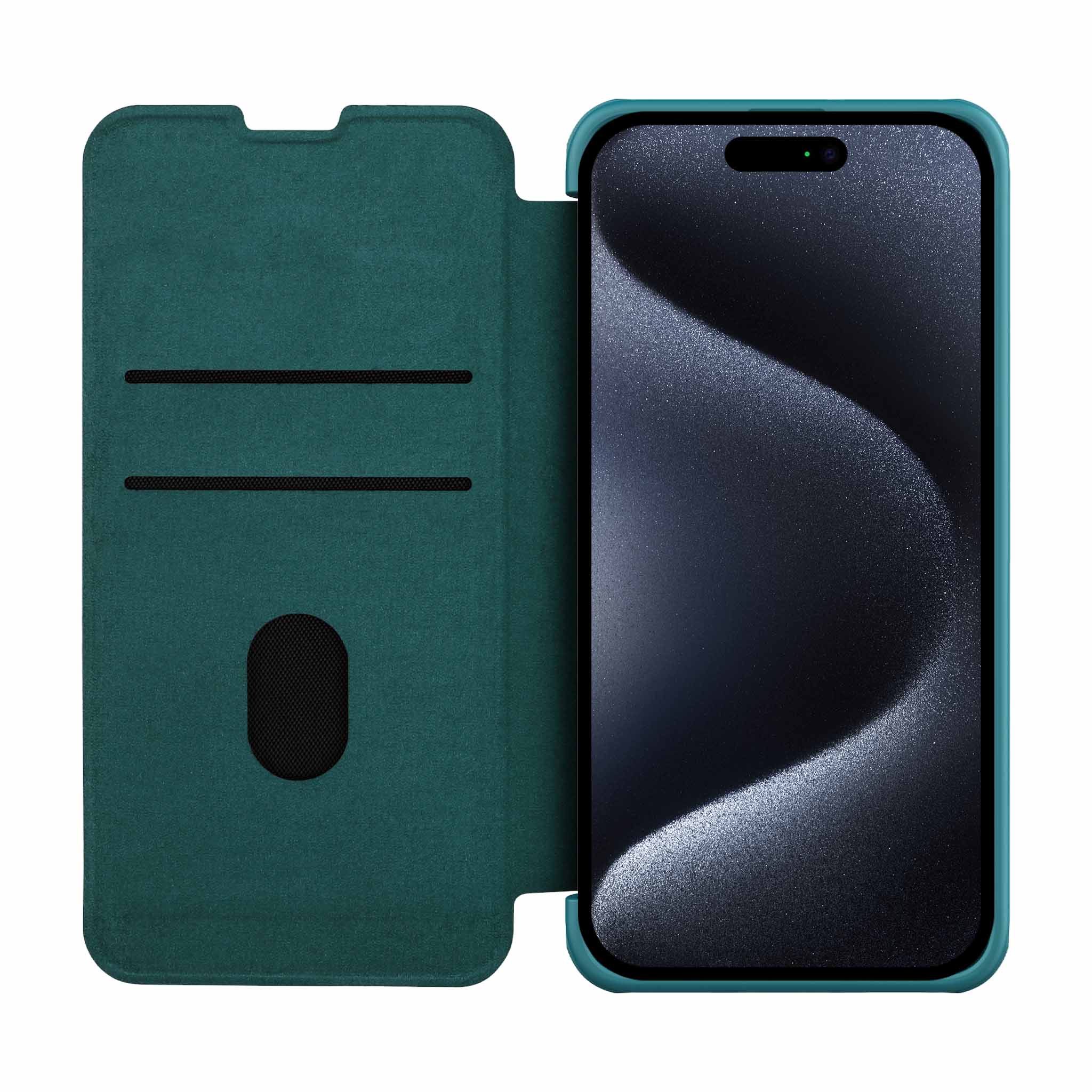 Qin Pro Plain Leather Case for iPhone 15 Series - Image 8