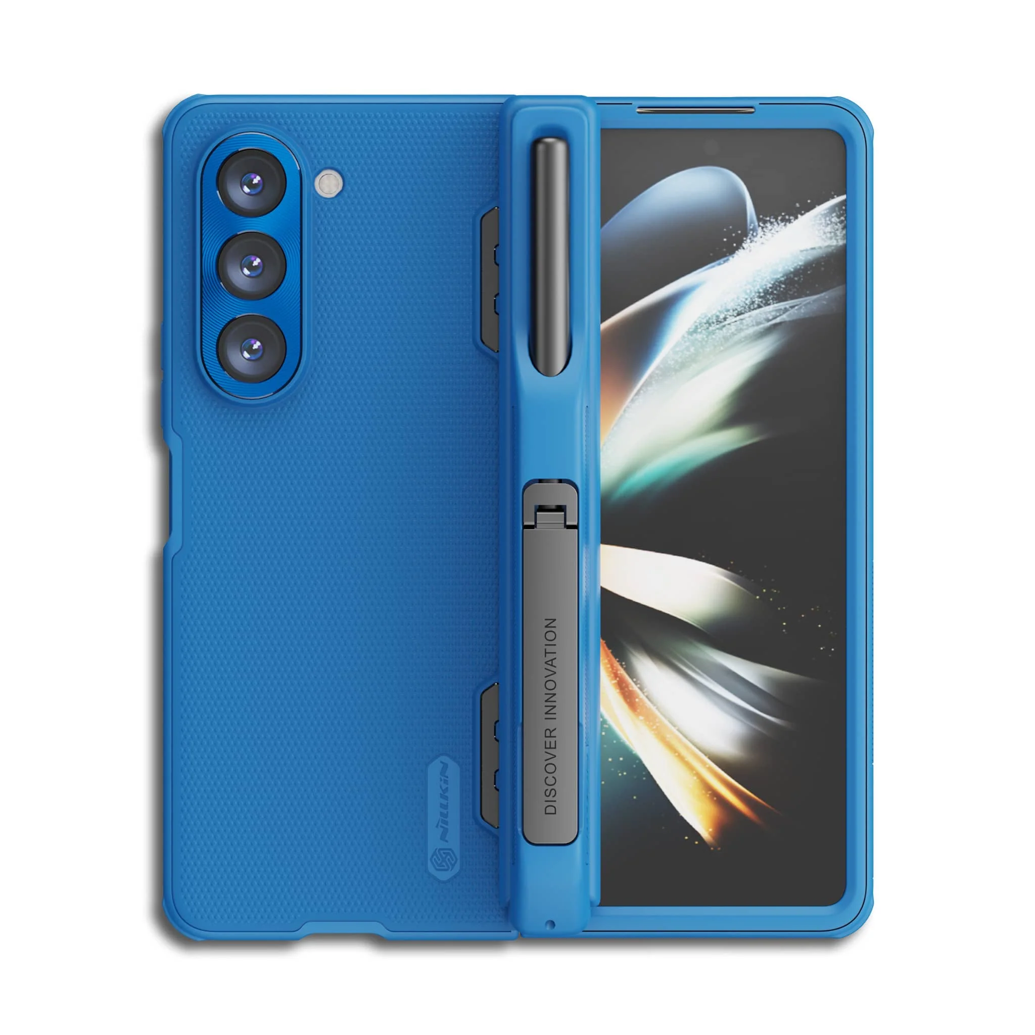 Super Frosted Shield Fold Case with Pen Holder for Galaxy Z Fold 5 - Image 11