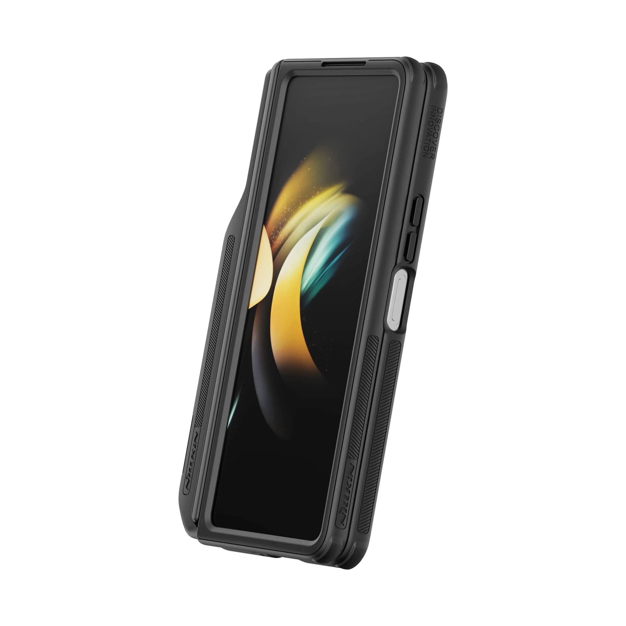 Super Frosted Shield Fold Case with Pen Holder for Galaxy Z Fold 5 - Image 5